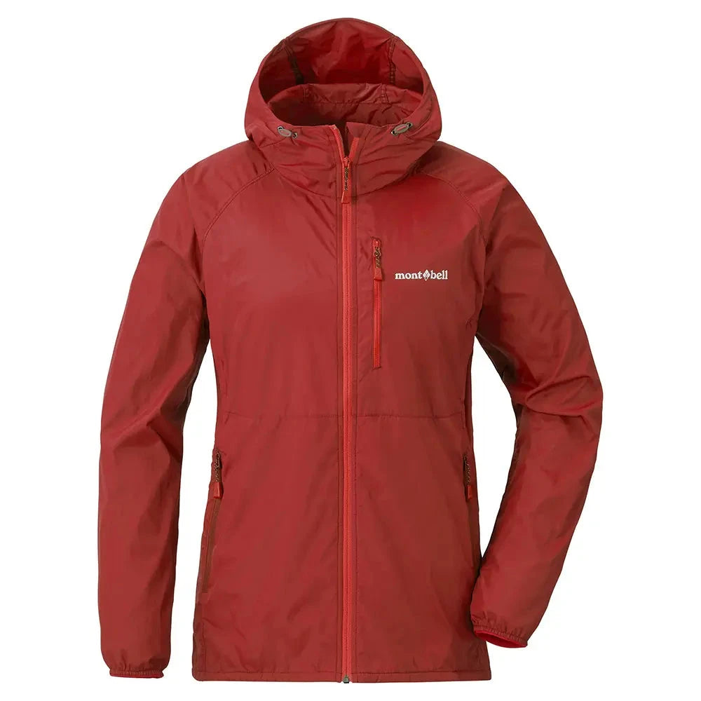 Montbell Women's Wind Blast Hooded Jacket Red S 