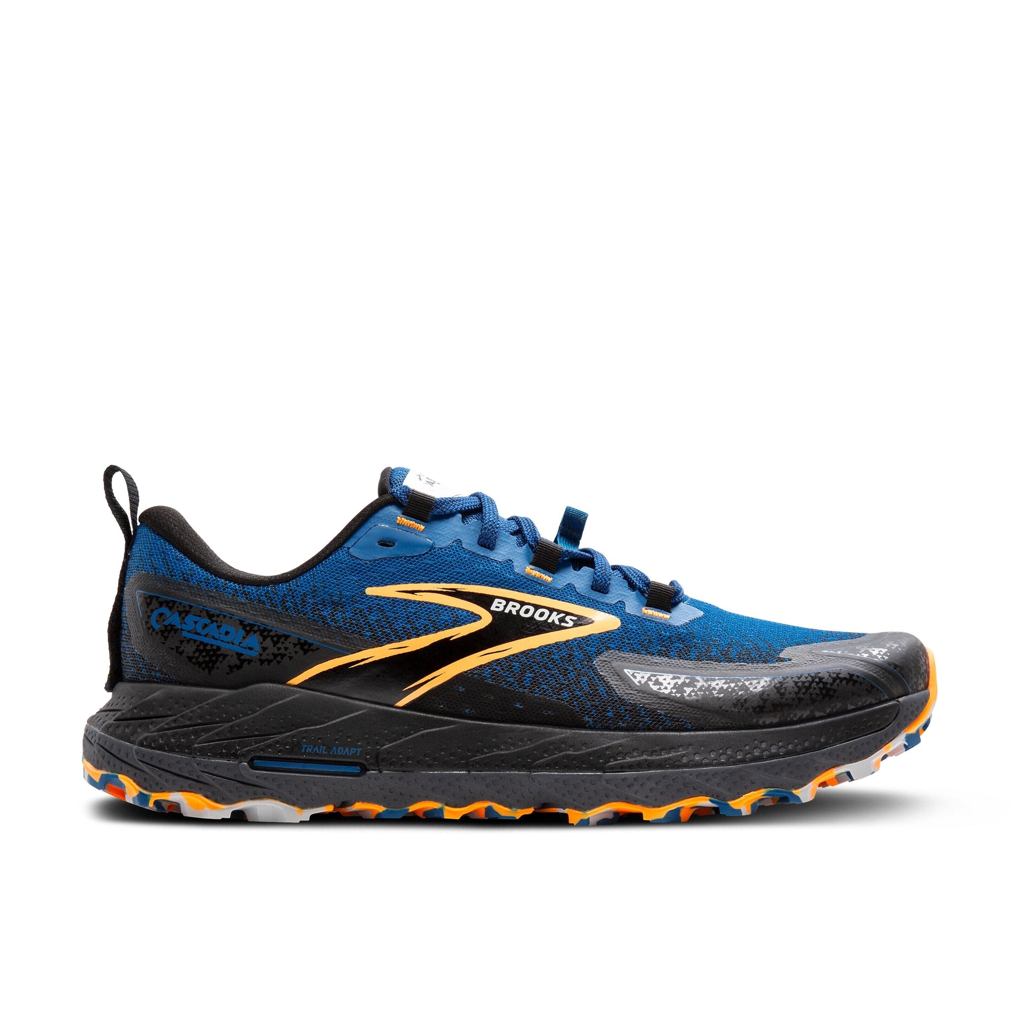 Brooks Men's Cascadia 18 Trail Running Shoes Blue Sapphire/Black/Orange US 9 