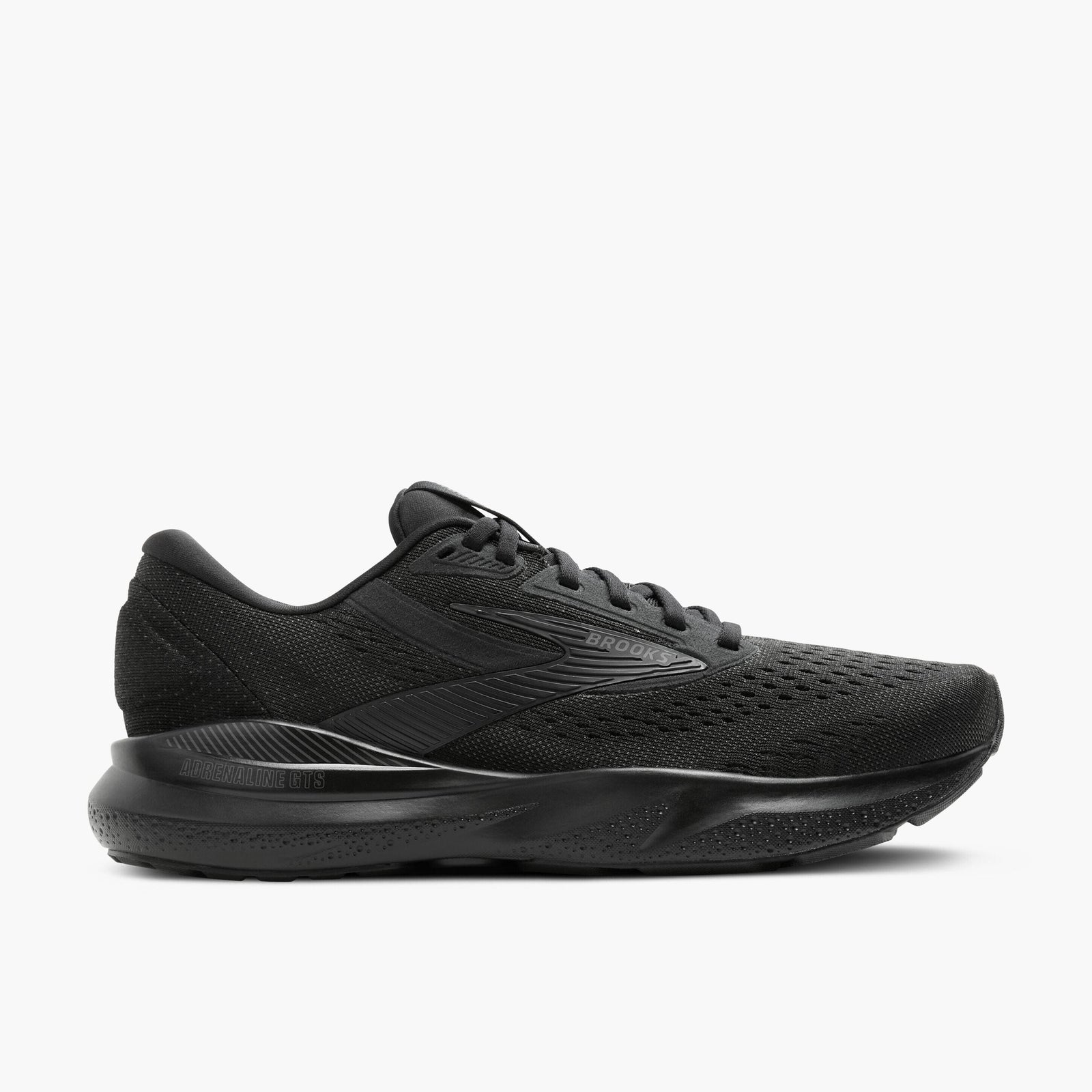 Brooks 男士 Adrenaline GTS 24 公路跑鞋 - 黑色/黑色/烏木色