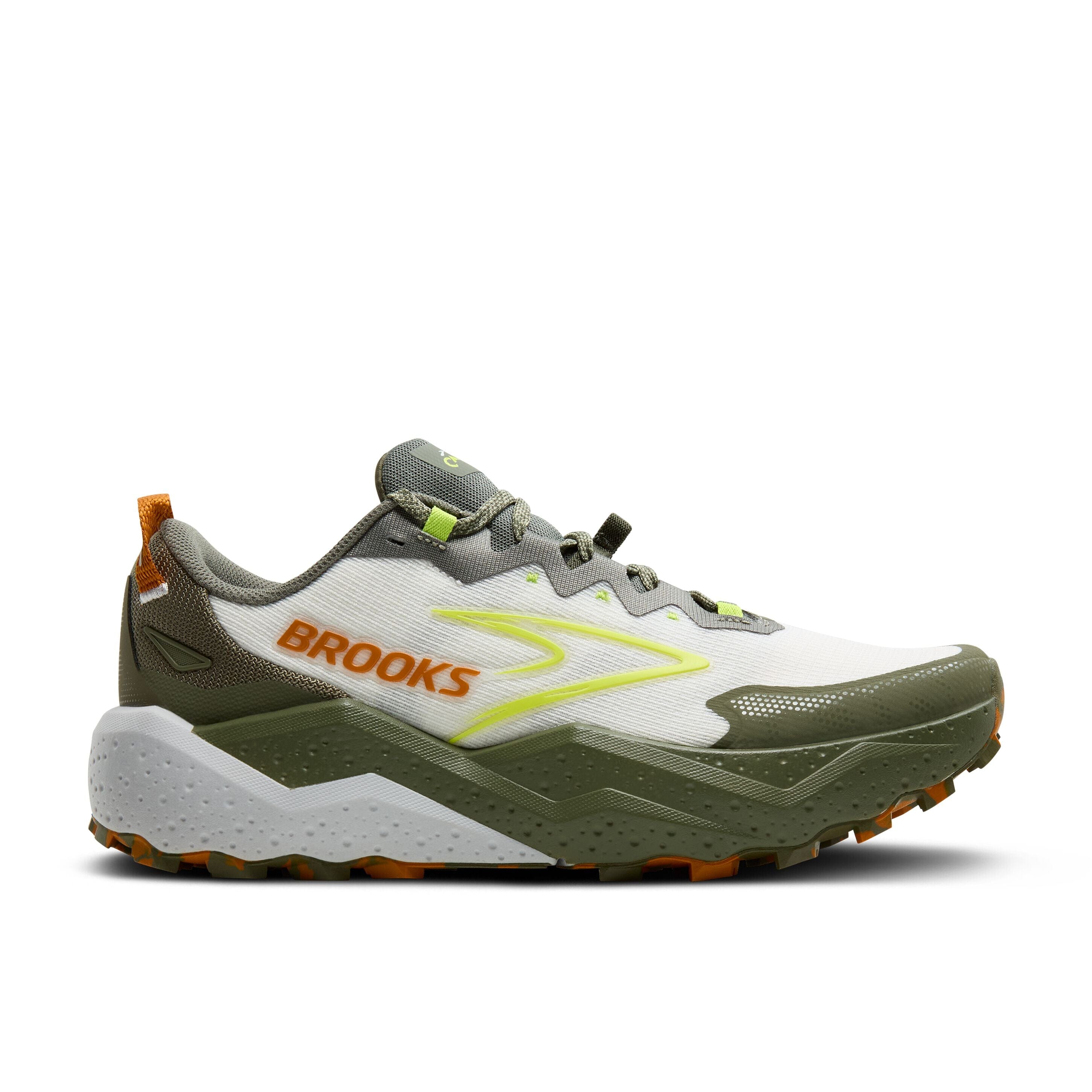 Brooks Men's Caldera 8 Trail Running Shoes Dusty Olive/Lime/Oyster Medium (D) US 8