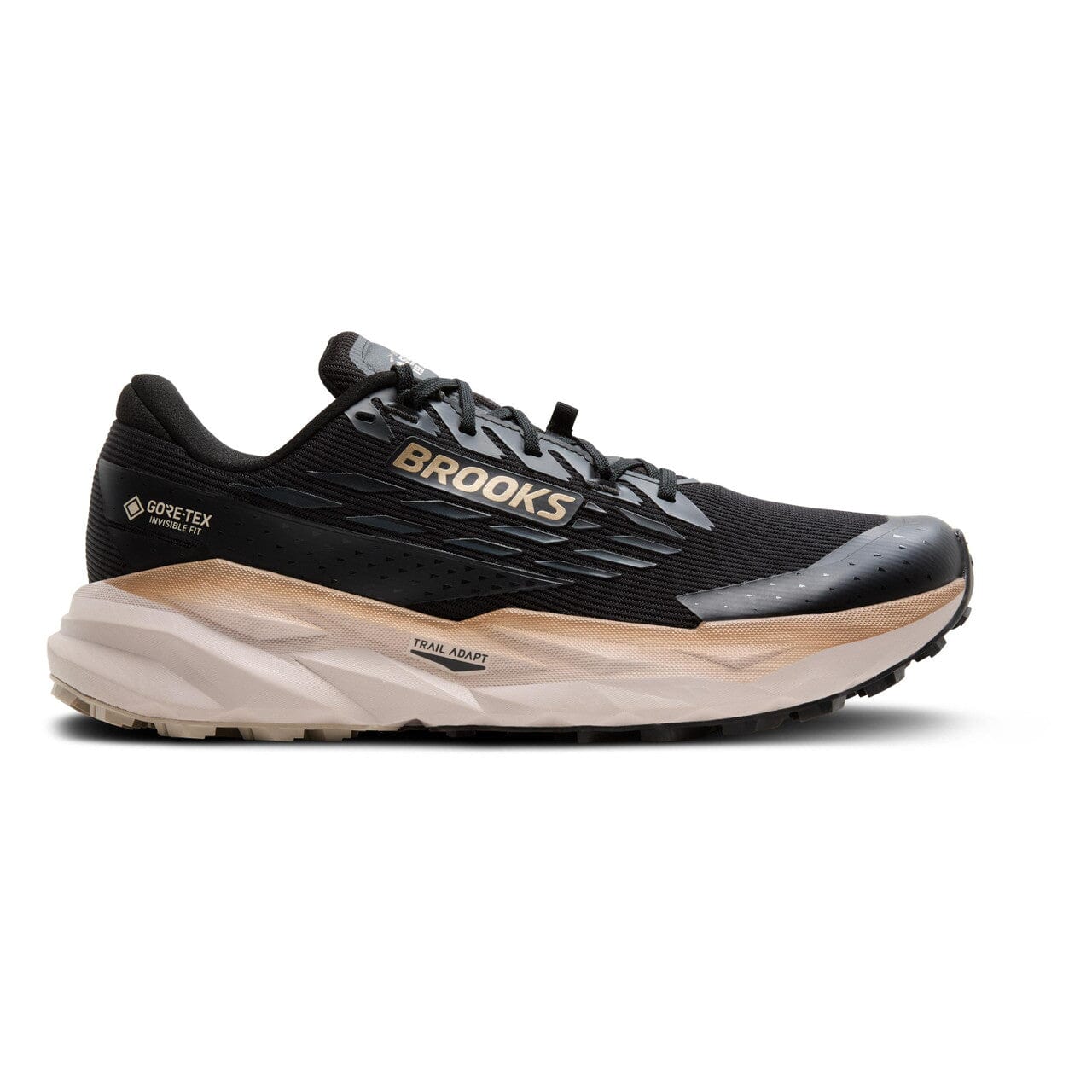 Brooks Cascadia 19 GTX Men's Trail Running Shoes Black/Ebony/Chateau Gray Medium (D) US 8.5