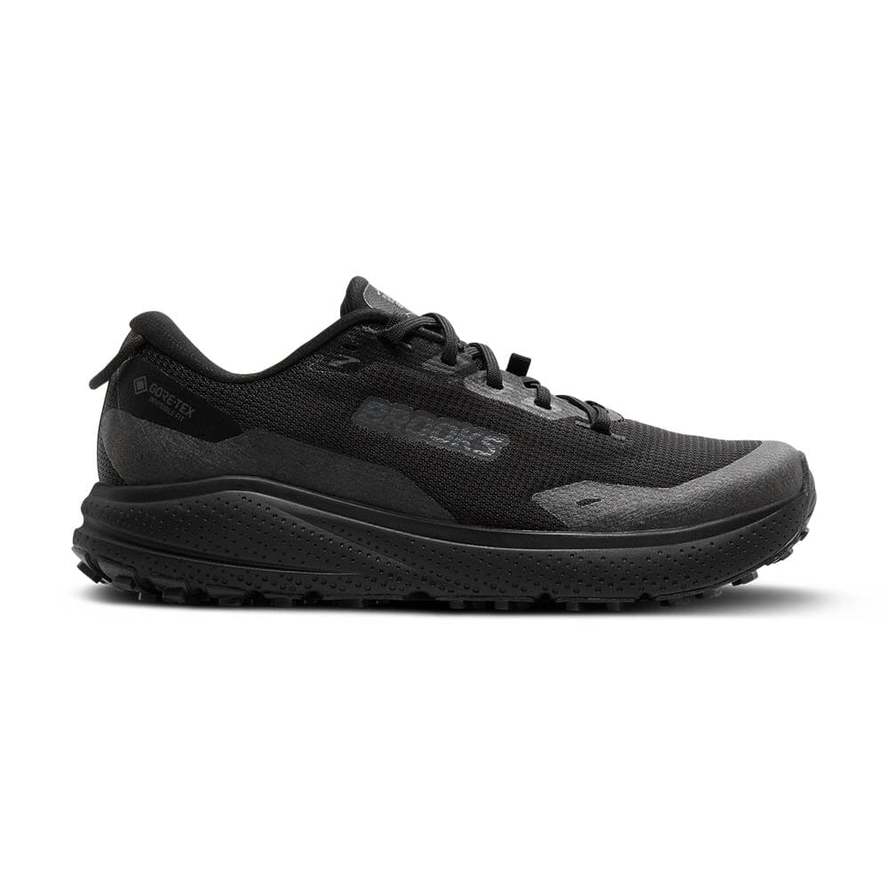 Brooks Divide 6 GTX Men's Trail Running Shoes Black/Black/Ebony Medium (D) US 8.5