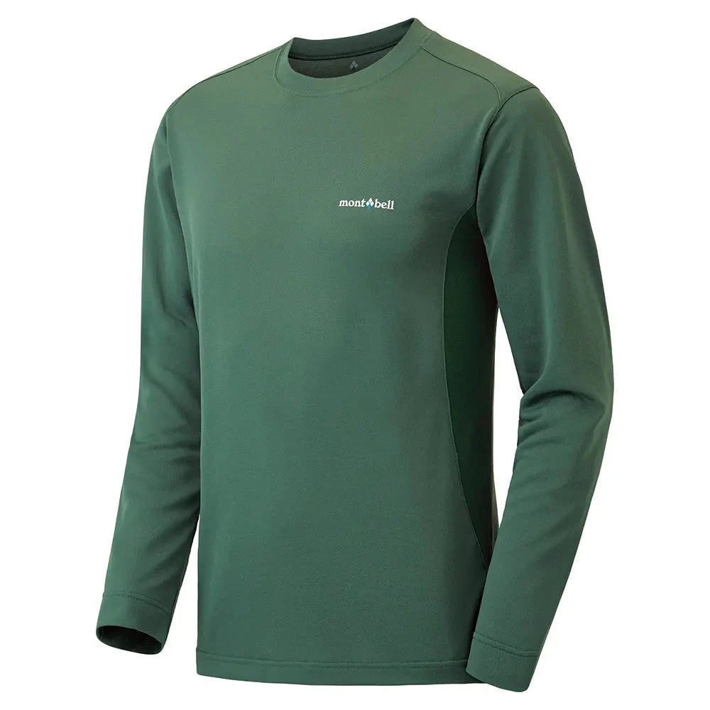 Montbell Wickron Zeo Long Sleeve T Shirt Men's Dusky Green S 