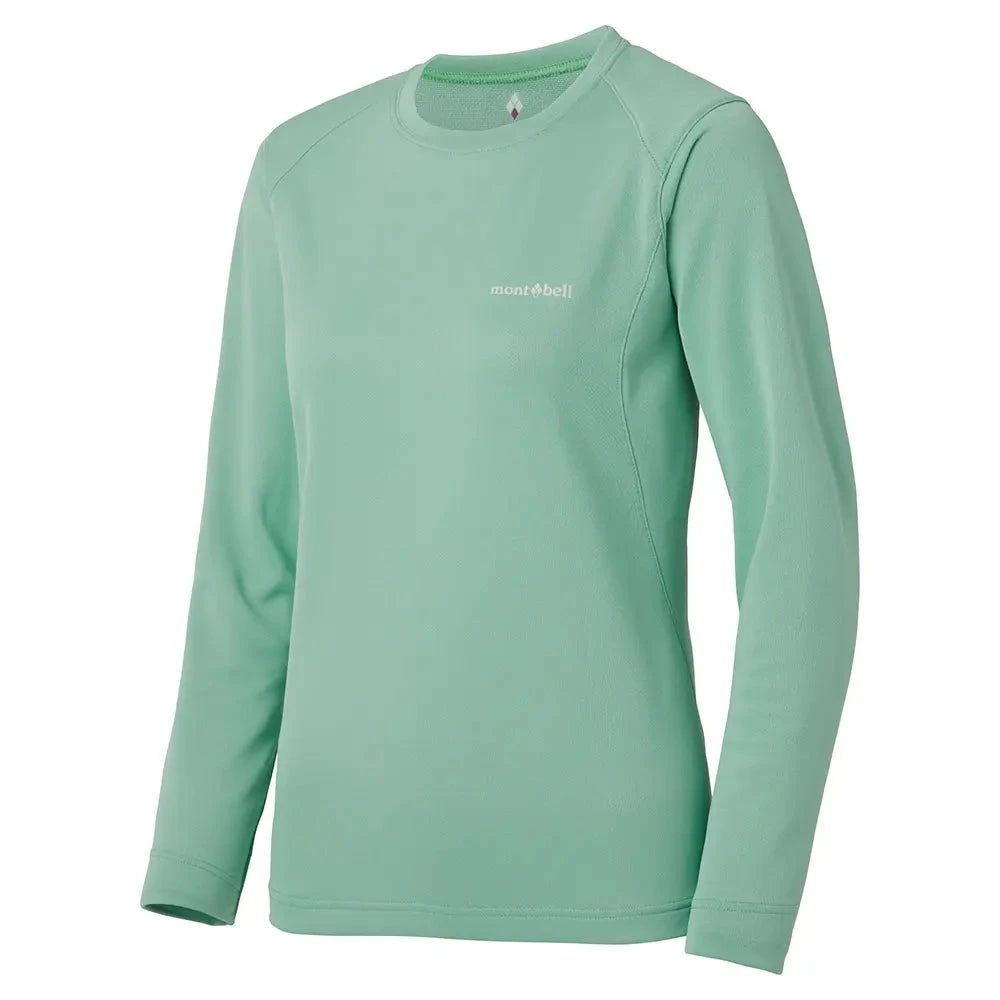 Montbell Wickron Zeo Long Sleeve T Shirt Women's Light Blue S 