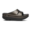 OOFOS Women's OOmega OOahh Stacked Sandal - Titanium Mirror 