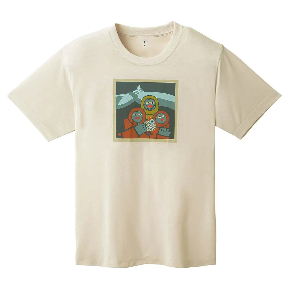 Montbell Wickron Tee Tooi Yama Unisex Ivory S 