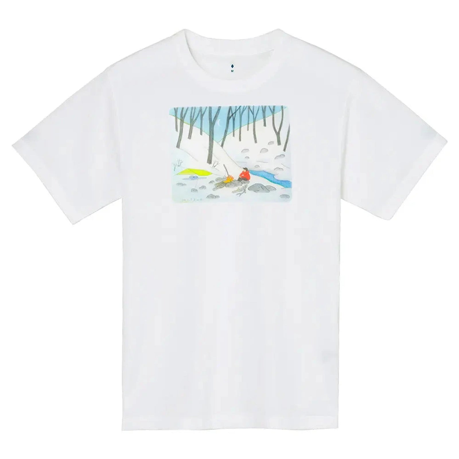 Montbell Wickron Tee Winter Valley Unisex White S 