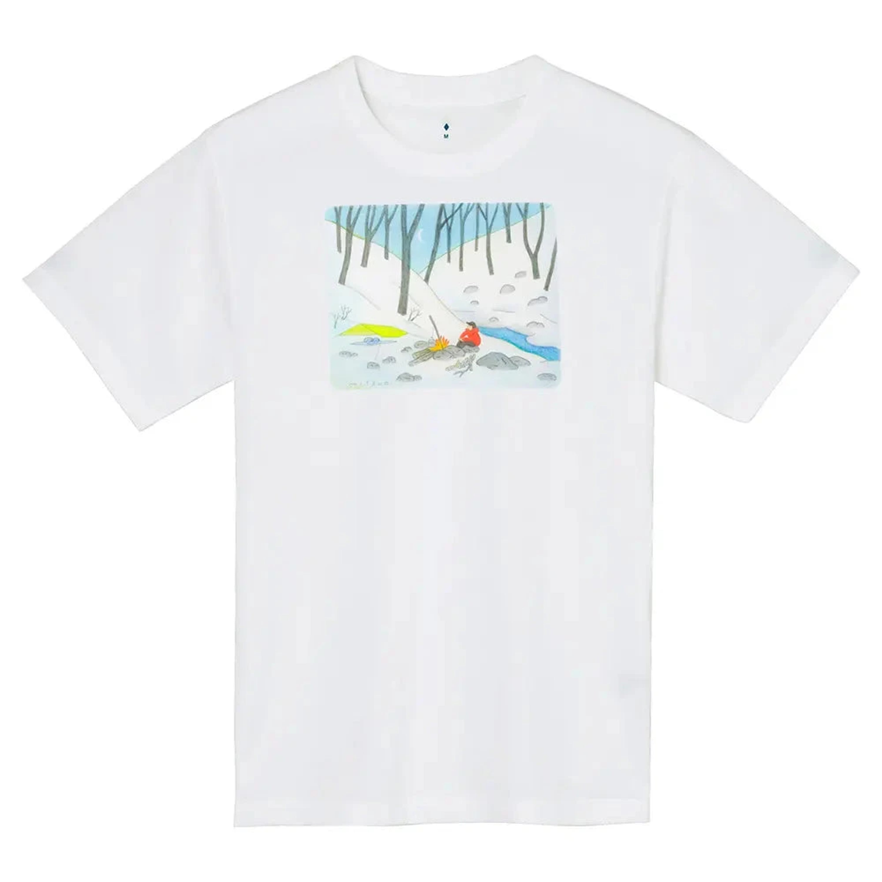 Montbell Wickron Tee Winter Valley Unisex White S 