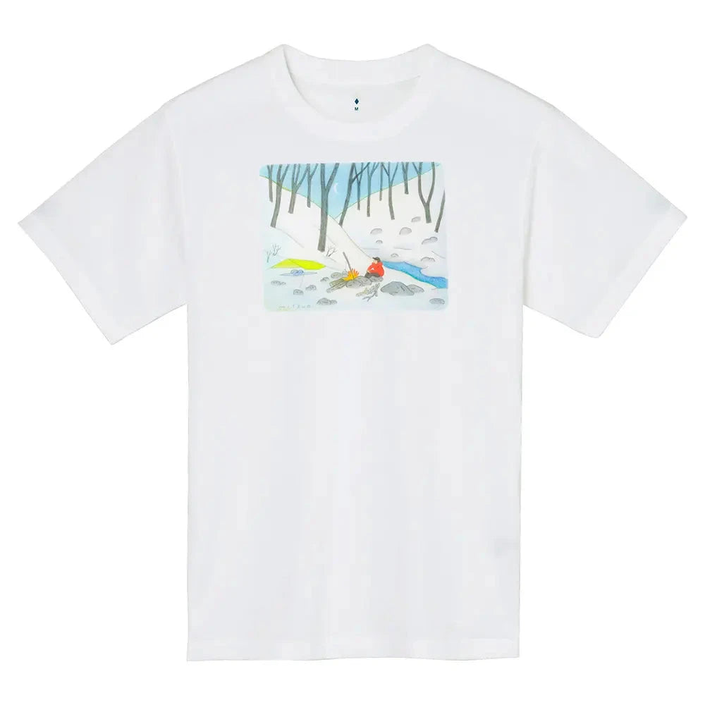 Montbell Wickron Tee Winter Valley Unisex White S 