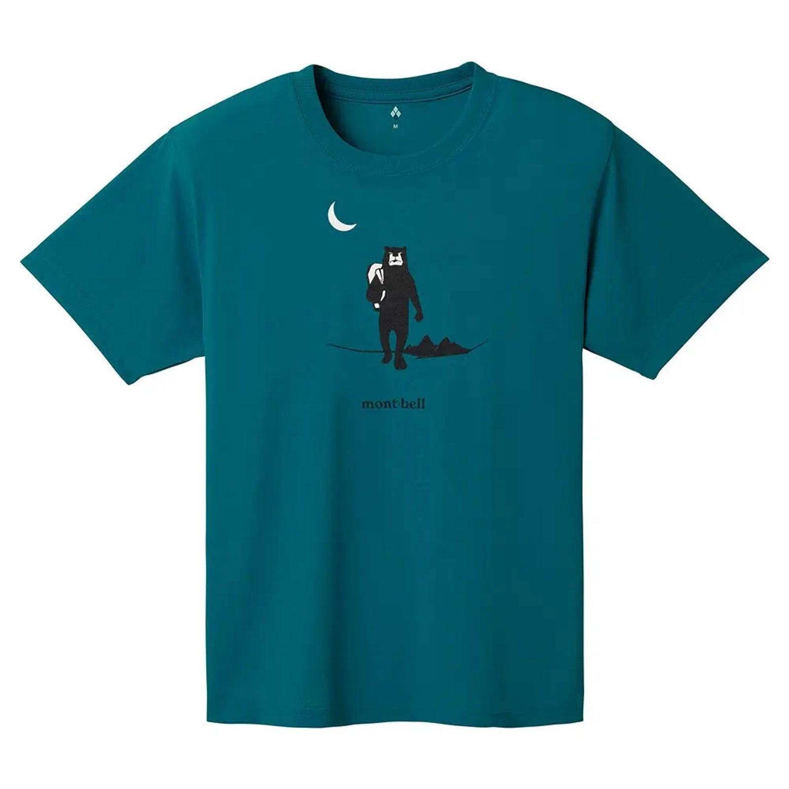 Montbell Wickron Tee Moonlight Unisex Blue Green S 