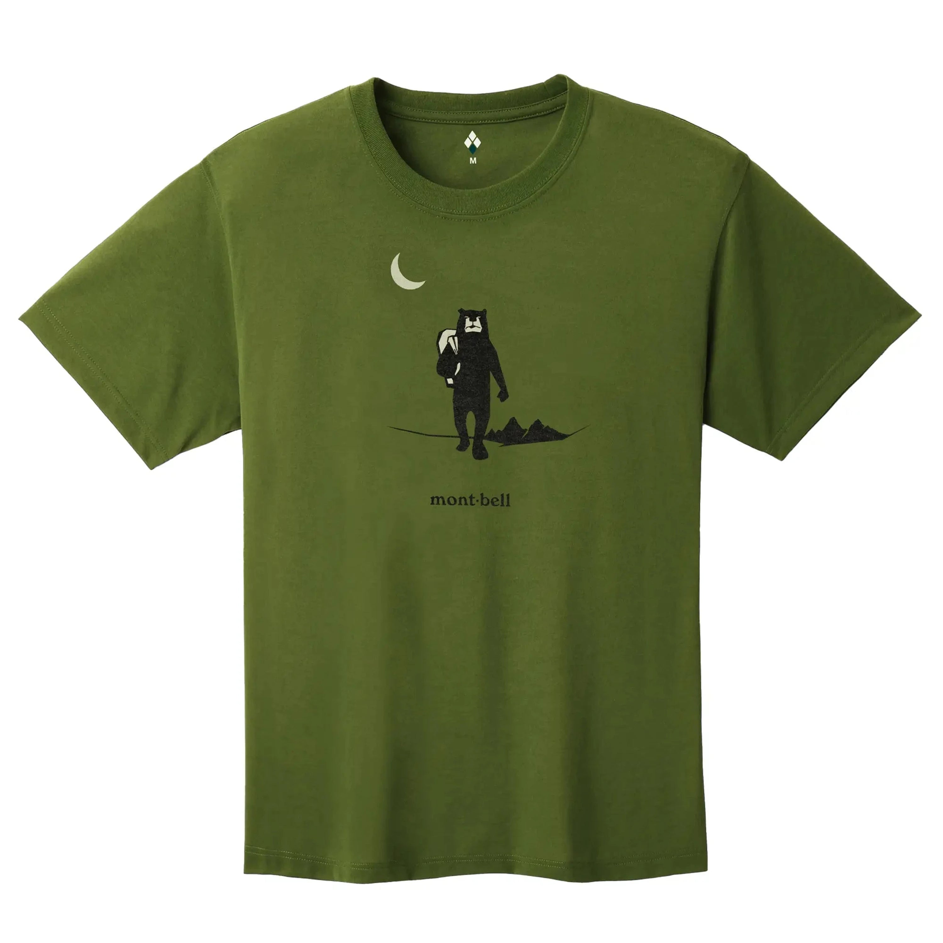 Montbell Wickron Tee Moonlight Unisex Khaki S 