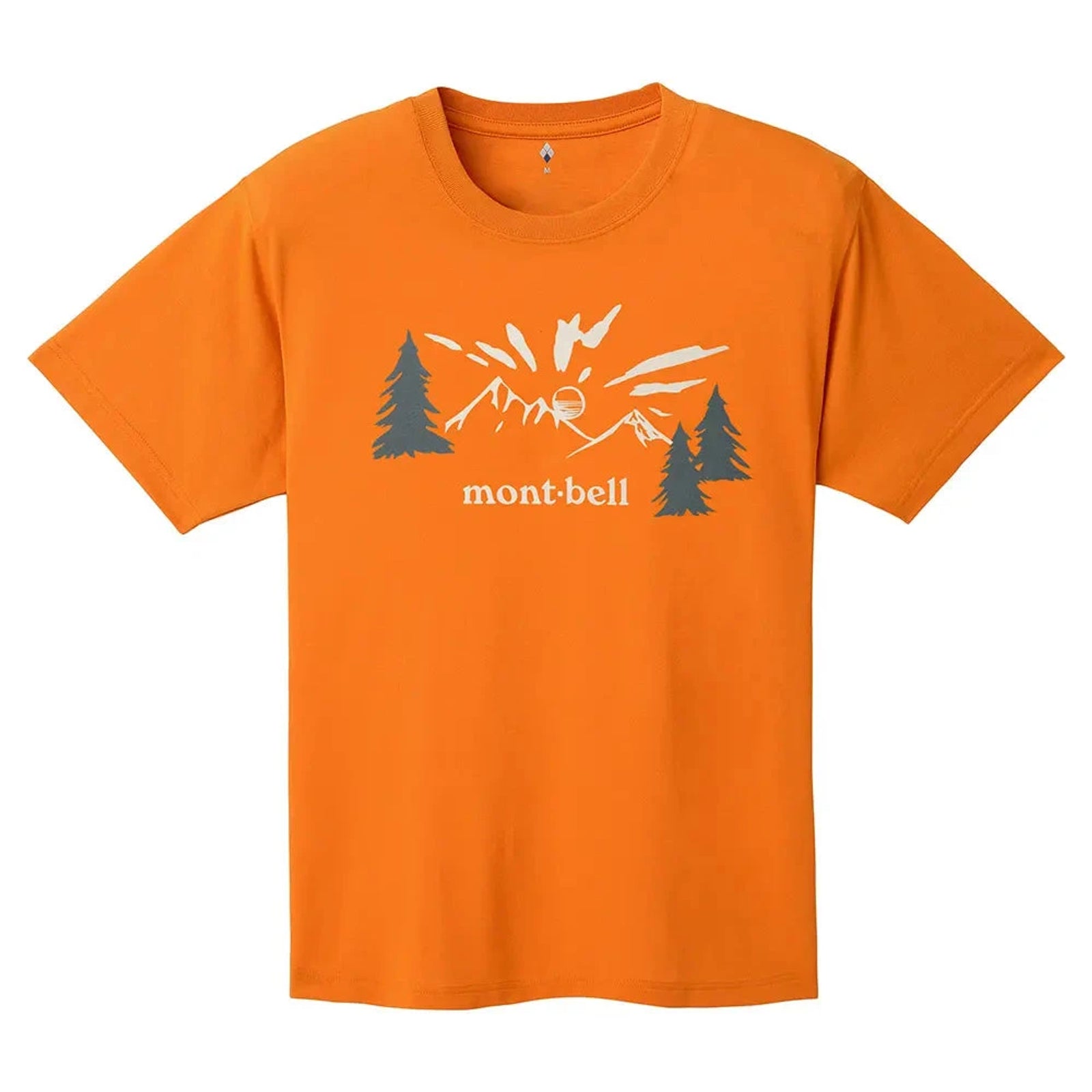 Montbell Wickron Tee Asahi Unisex Orange S 