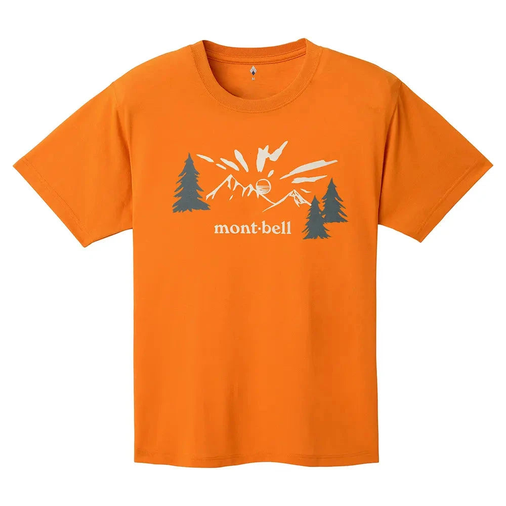 Montbell Wickron Tee Asahi Unisex Orange S 