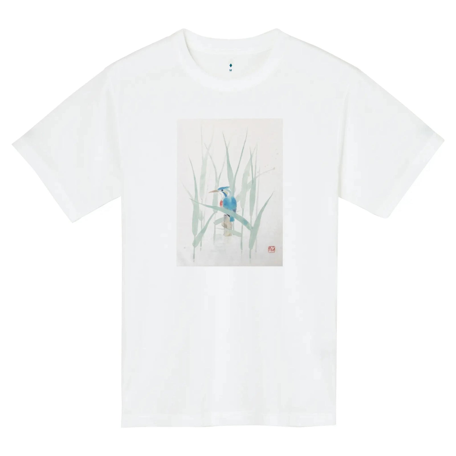 Montbell Wickron Tee Kingfisher Unisex White S 