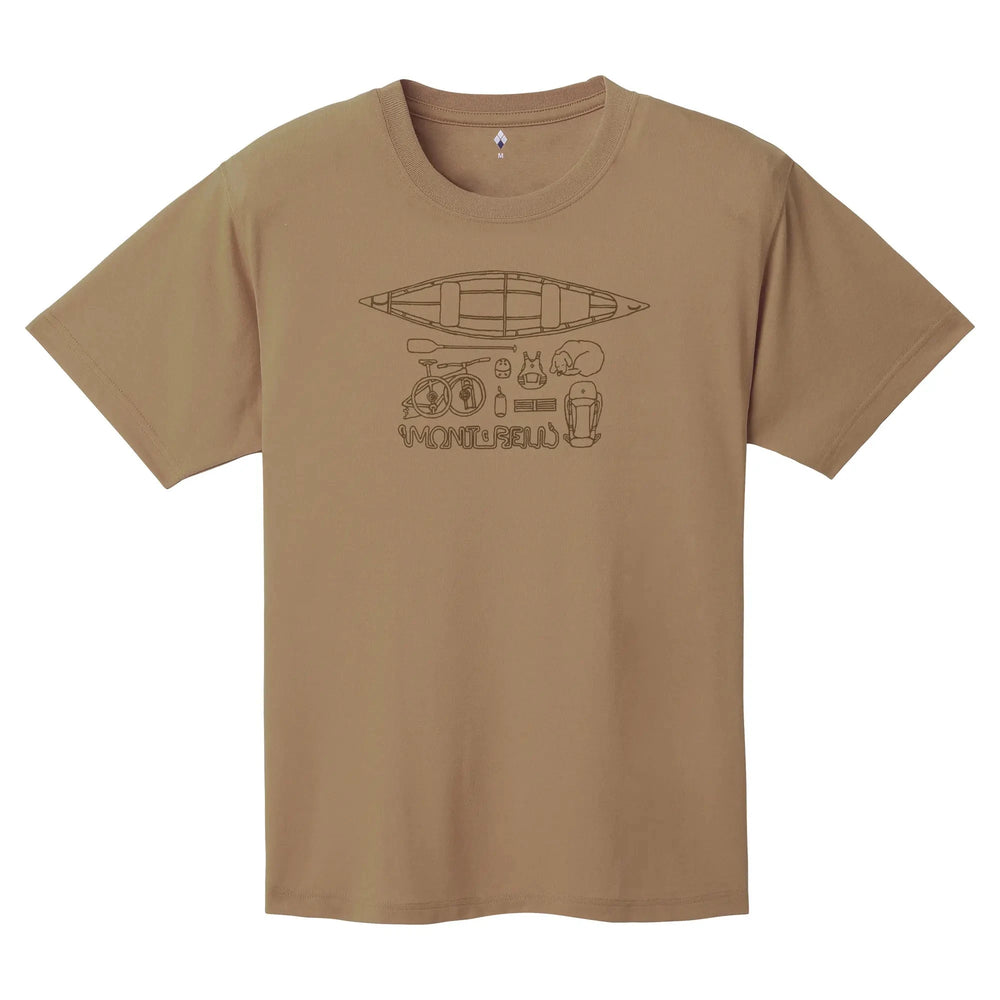 Montbell Wickron Tee My Favorites Unisex Tan S 