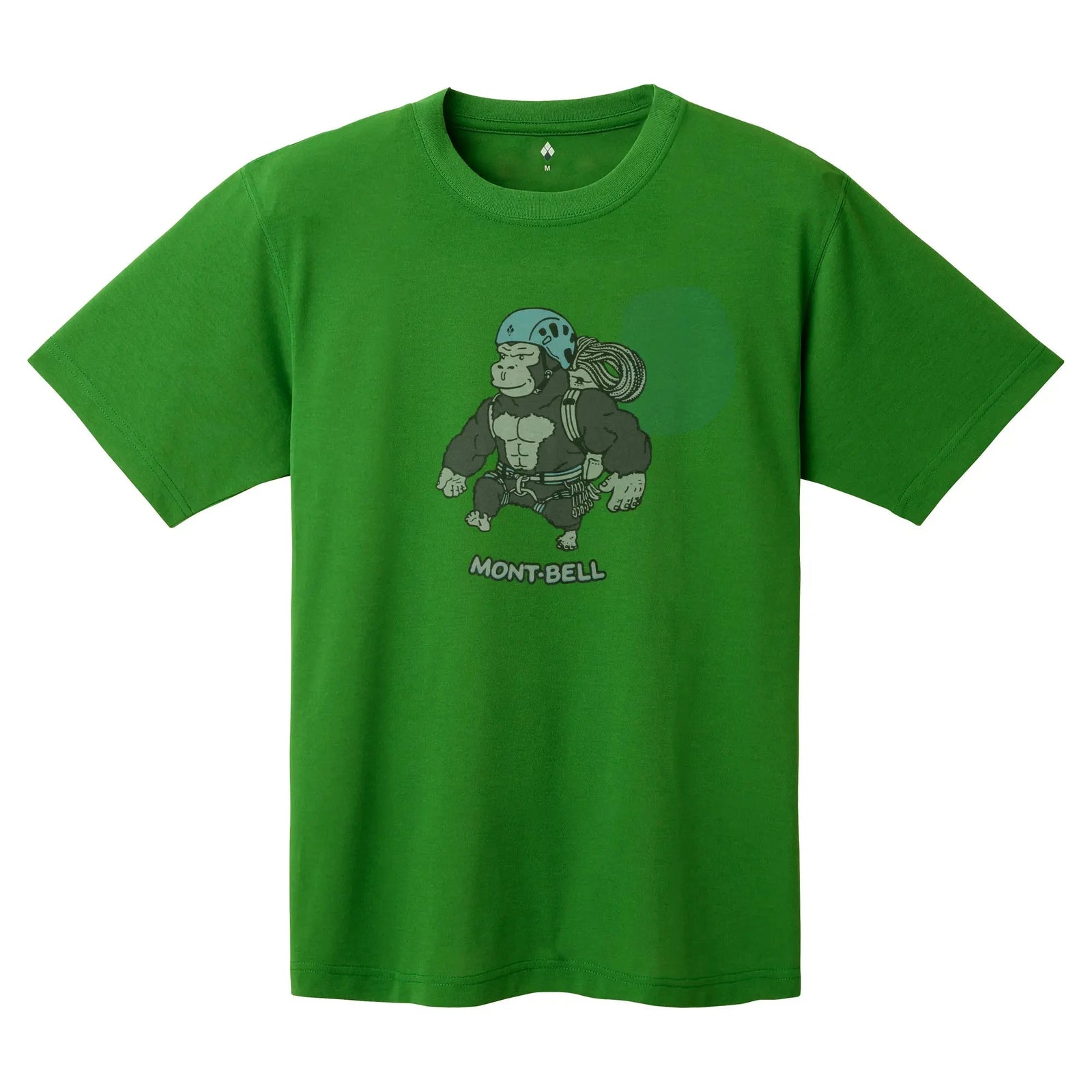 Montbell Wickron Tee Wild Climber Unisex Green S 