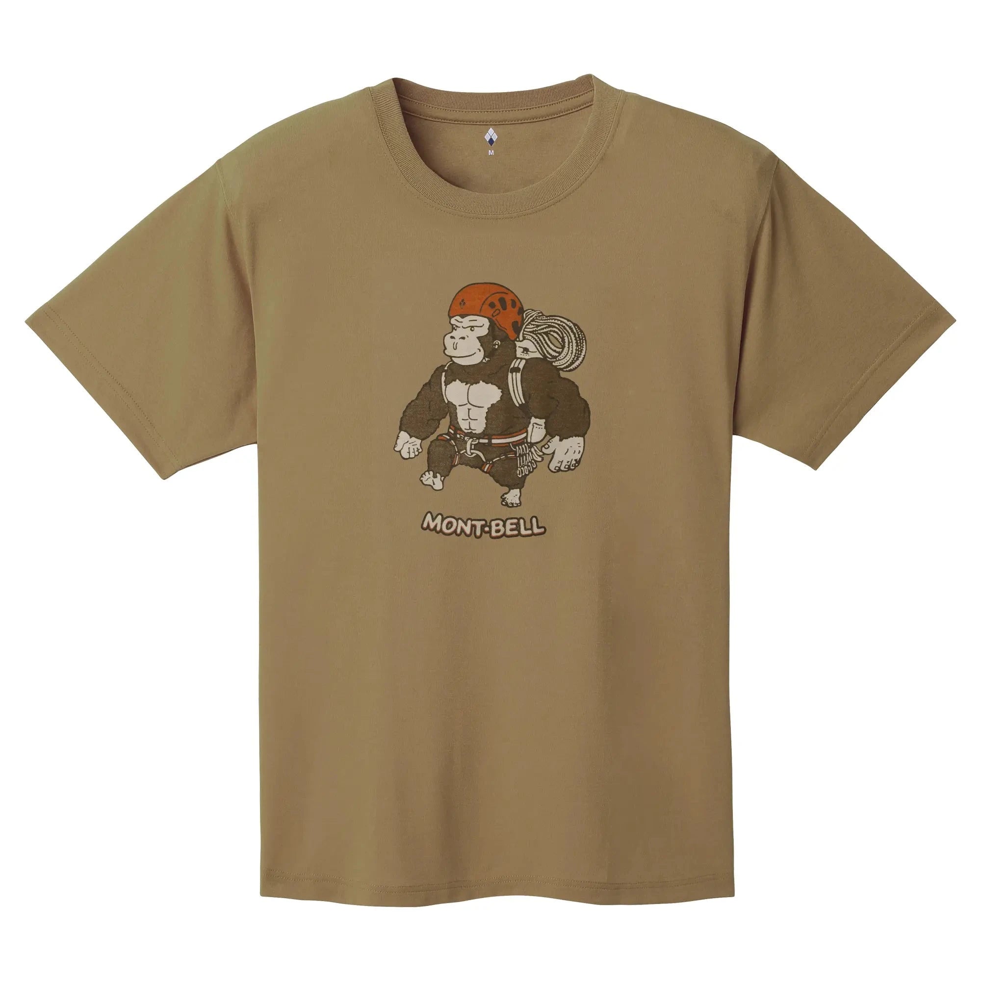 Montbell Wickron Tee Wild Climber Unisex Tan S 