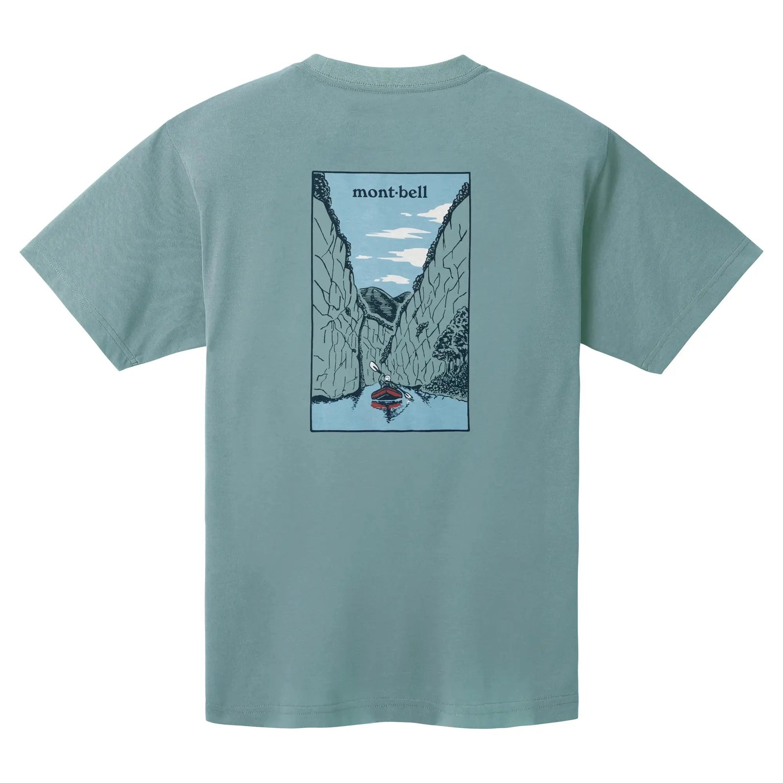 Montbell Wickron Tee Canyon Unisex Light Blue S 