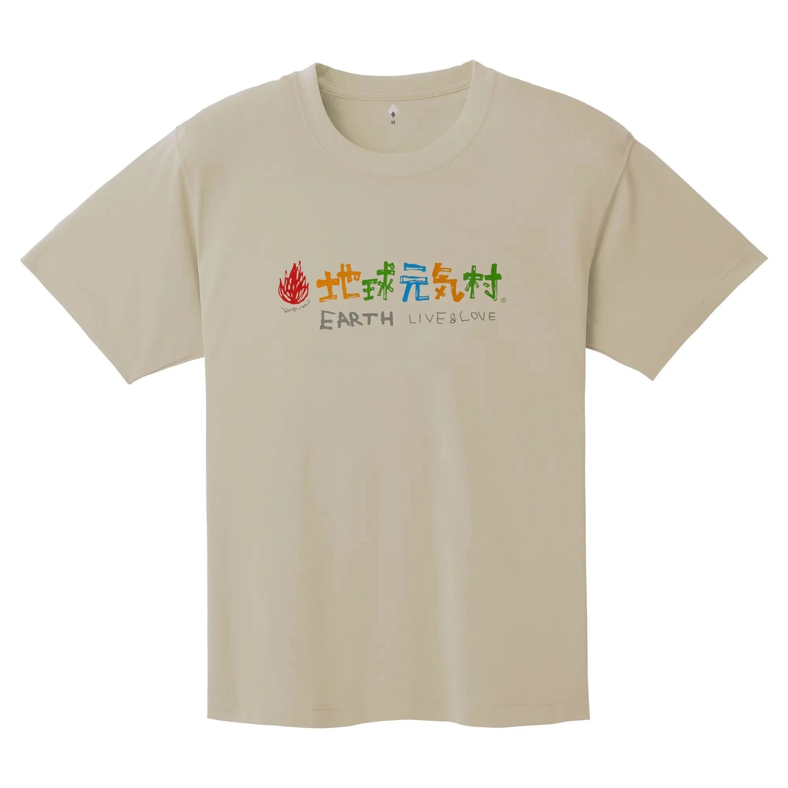 Montbell Wickron Tee EARTH Live & Love Unisex Ivory S 