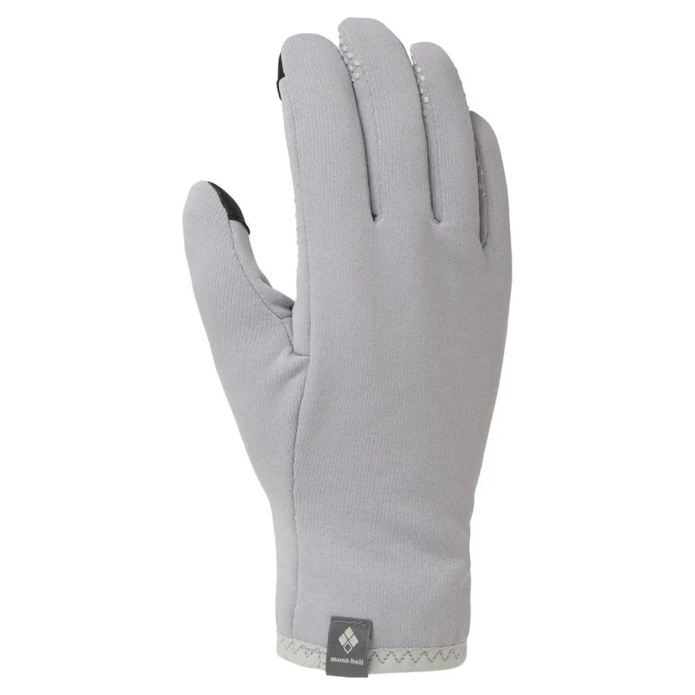 Montbell Women's Trail Action Gloves Light Grey S 