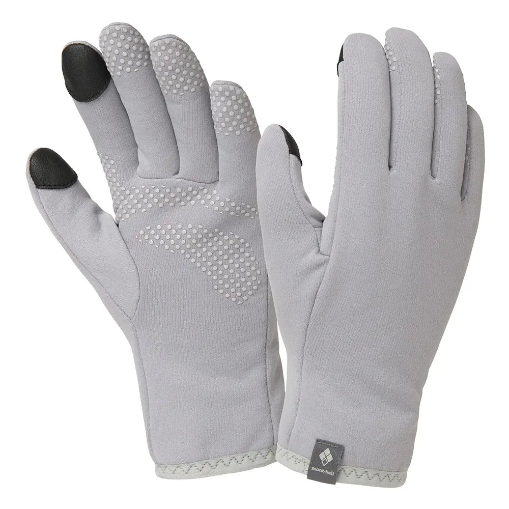 Montbell Women's Trail Action Gloves Light Grey S 