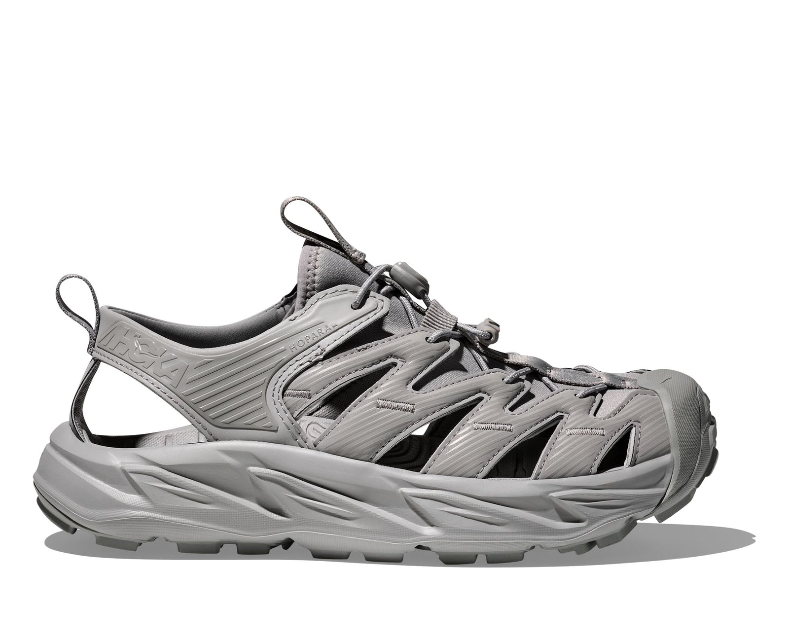 Hoka Unisex Hopara Sandals Stellar Grey / Stellar Grey US M5/W6 EU37⅓ 