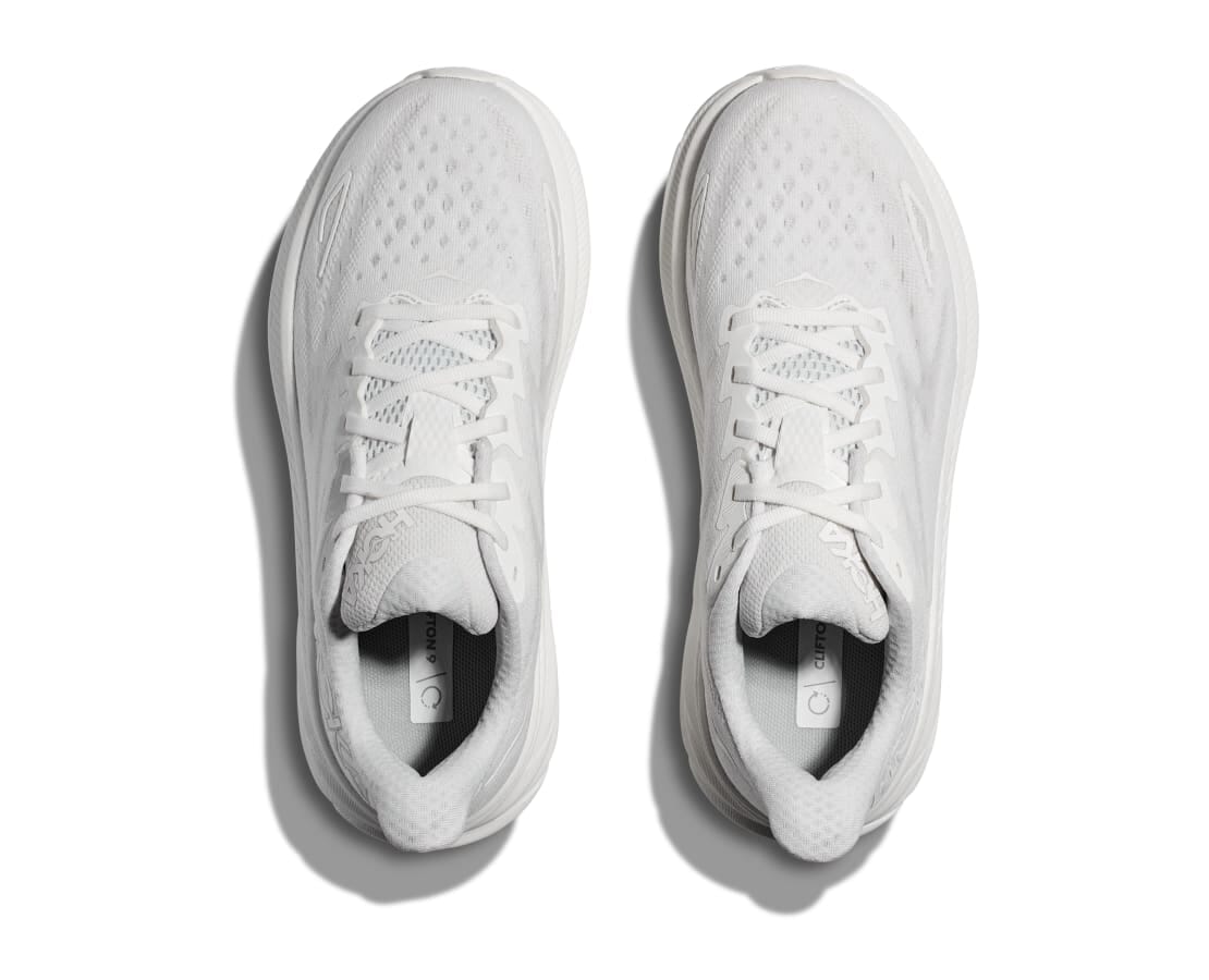 Hoka Women's Clifton 9 Road Running Shoes White / White US 6.5 