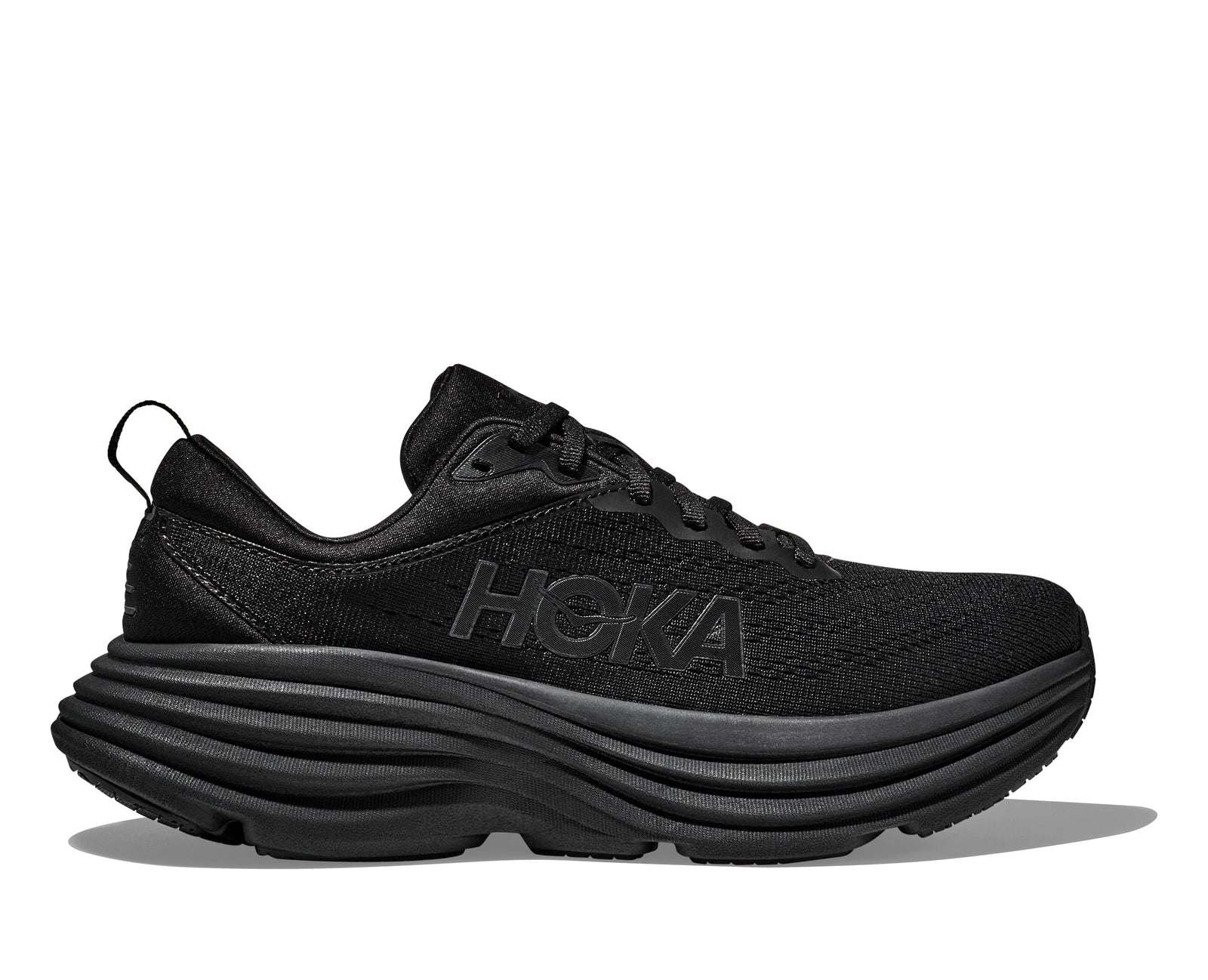 Hoka Men's Bondi 8 Road Running Shoes Black / Black Regular (D) US 11.5