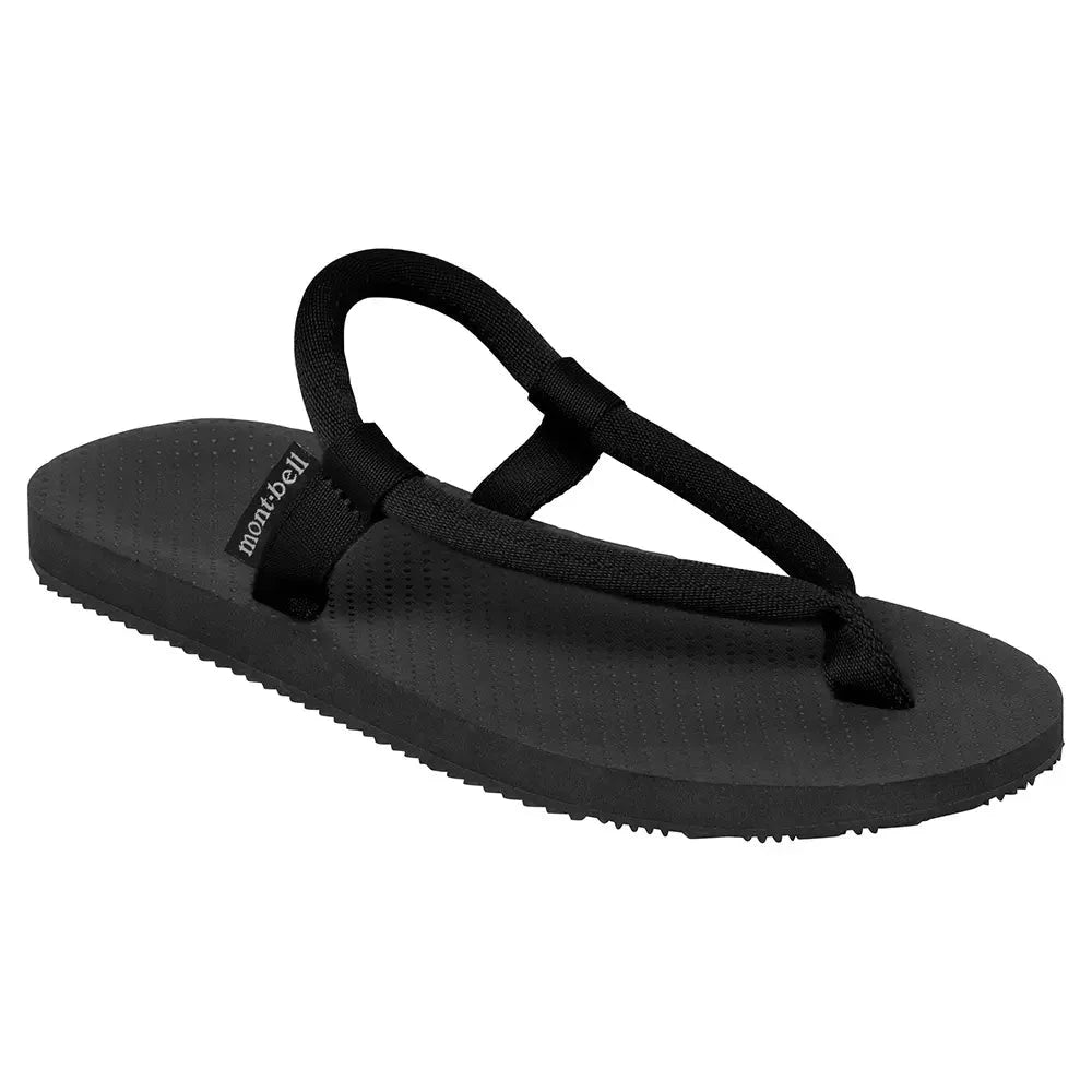 Montbell Slip-On Sandals Unisex Black New XS 