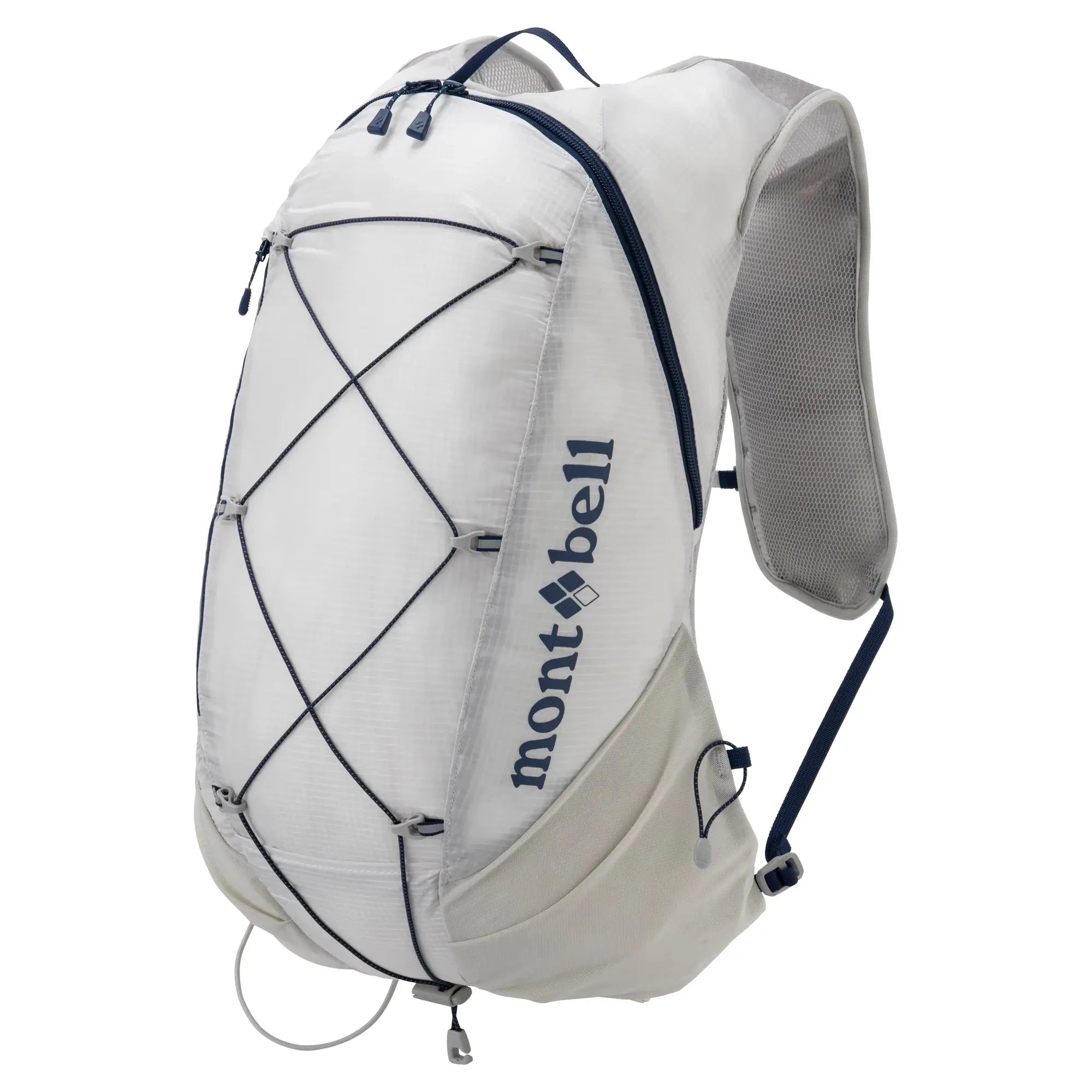 Montbell Cross Runner Pack 15 Backpack Unisex Light Gray 