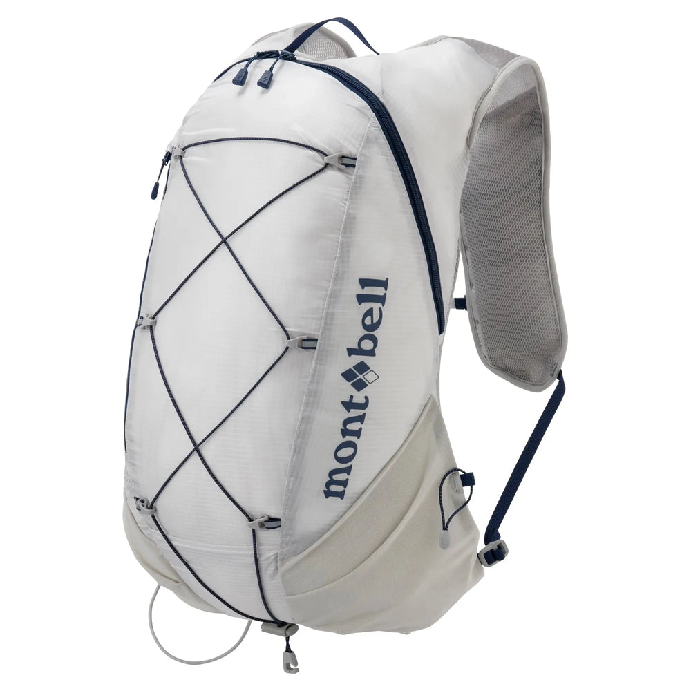 Montbell Cross Runner Pack 15 Backpack Unisex Light Gray 