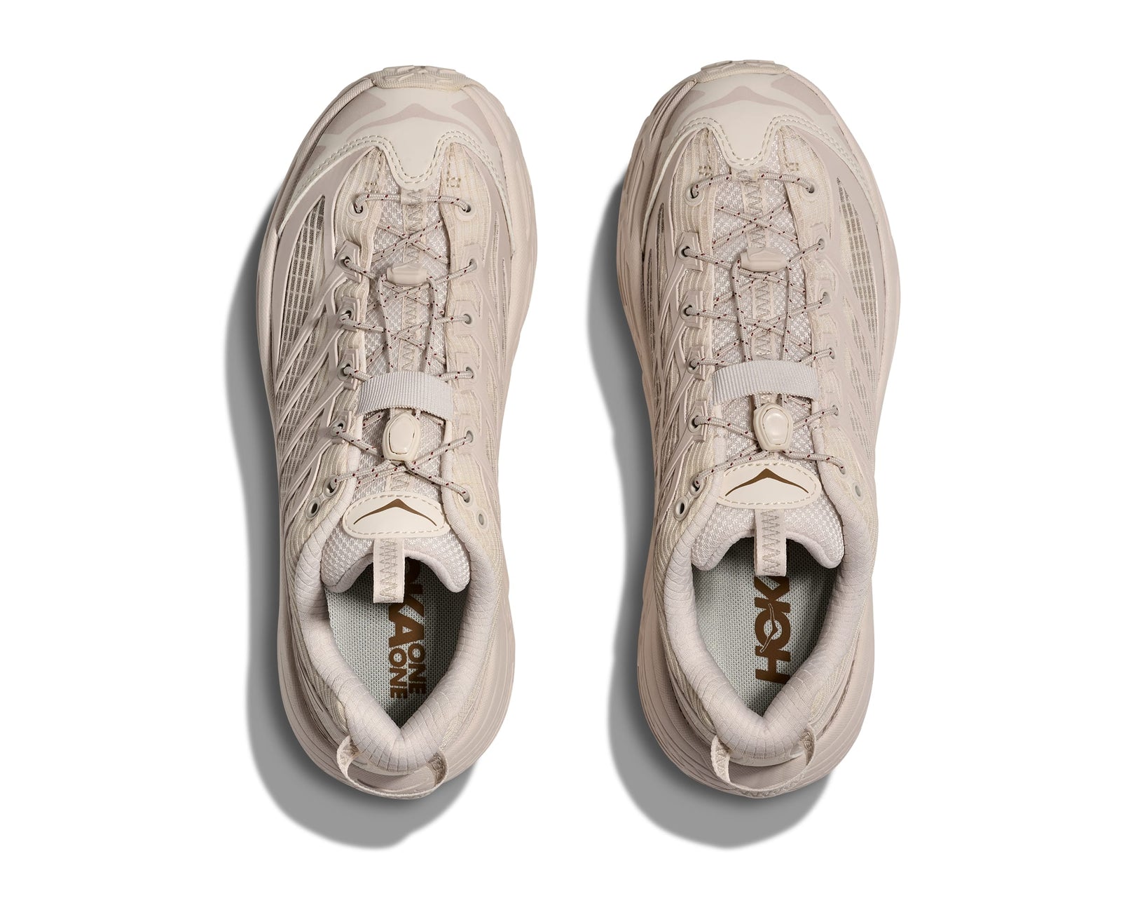 Hoka Unisex Mafate Three2 Grid Trail Running Shoes Rose Cream / Stucco US M4.5/W5.5 EU36⅔ 