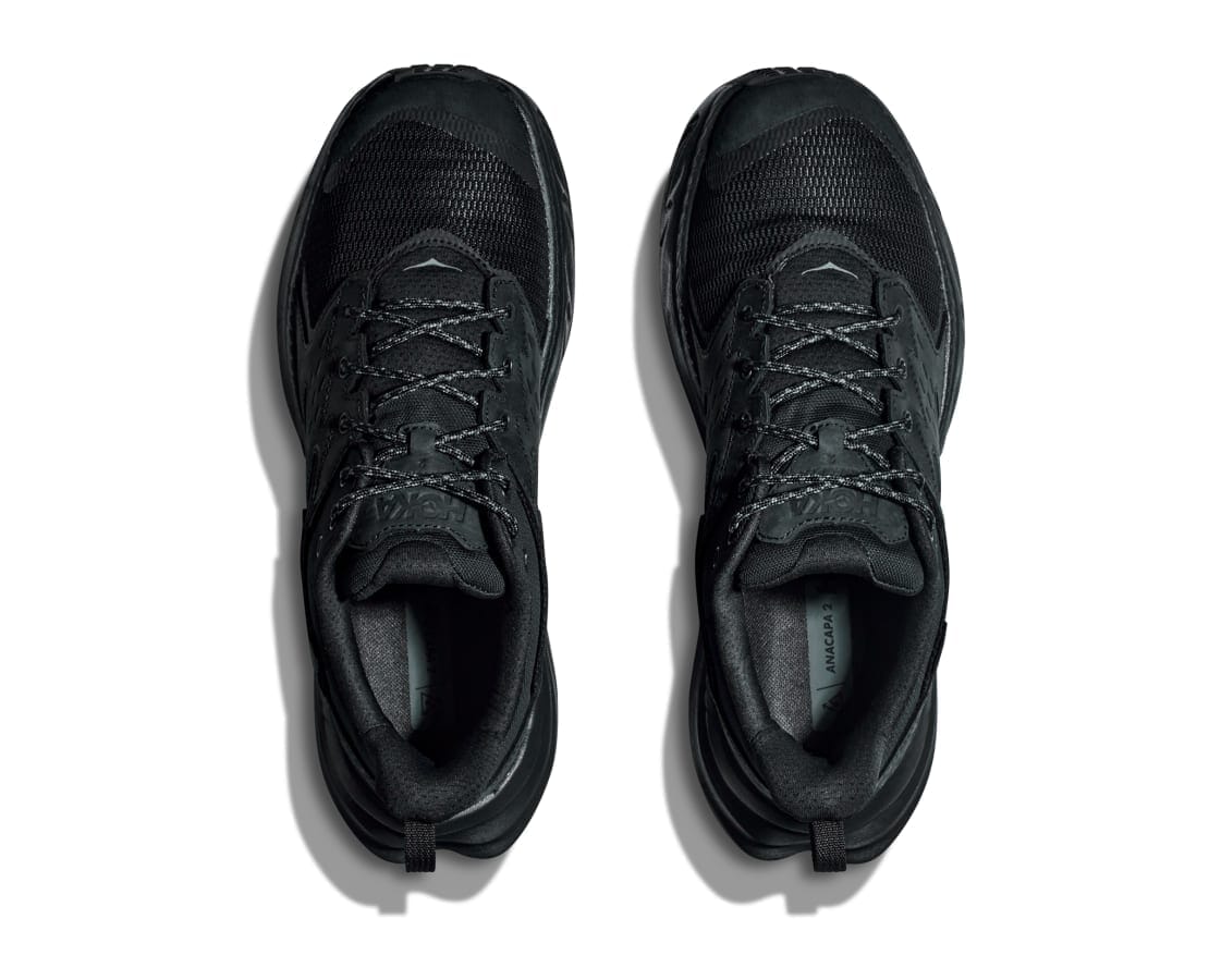 Hoka Men's Anacapa 2 Low GTX Hiking Shoes Black / Black US 8.5 