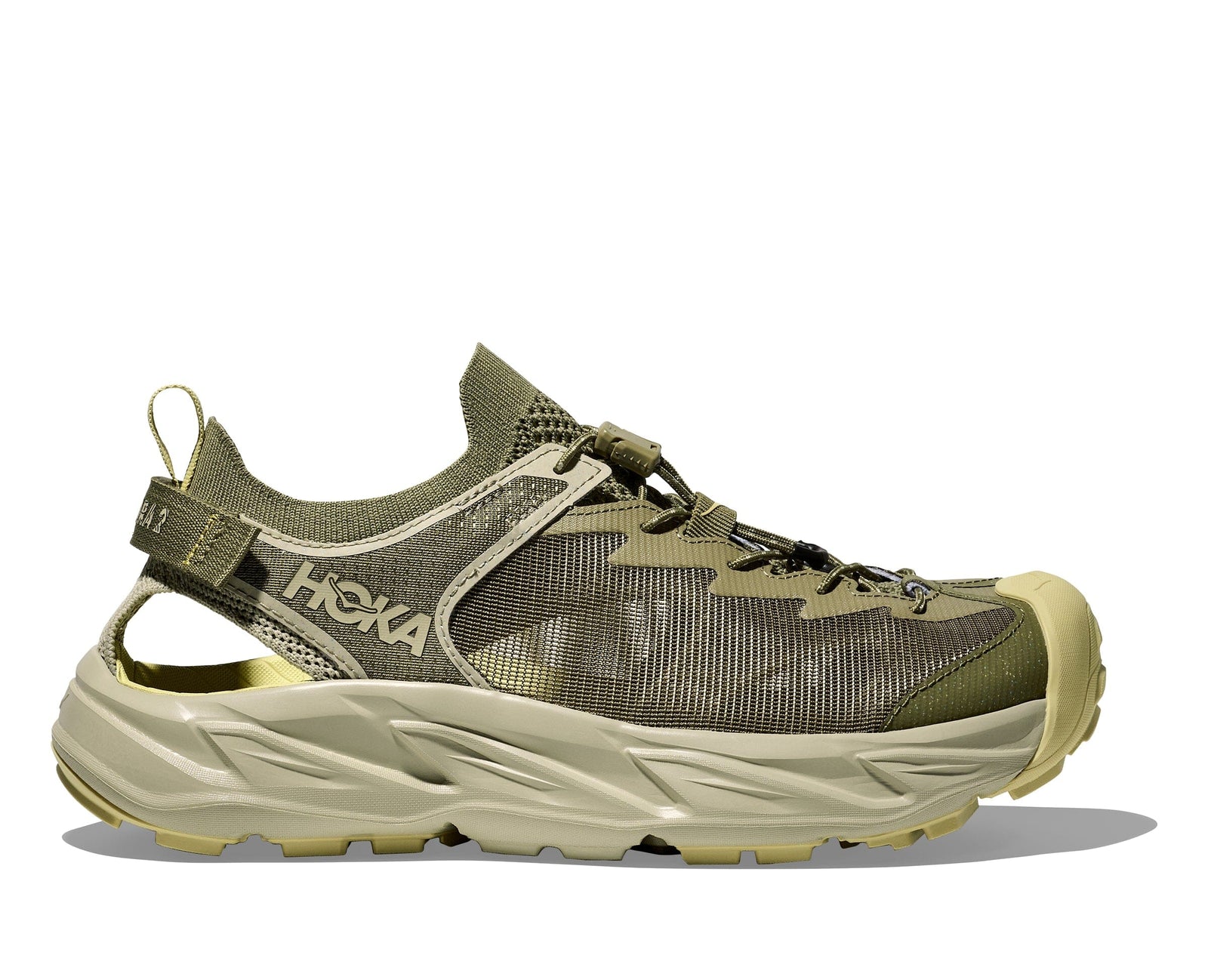Hoka Men's Hopara 2 Sandals - Wild Mushroom / Oyster Mushroom
