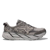 Hoka Unisex Elite Terrain System Clifton L Suede Road Running Shoes Galactic Grey / Satellite Grey US M9/W10 EU42⅔ 