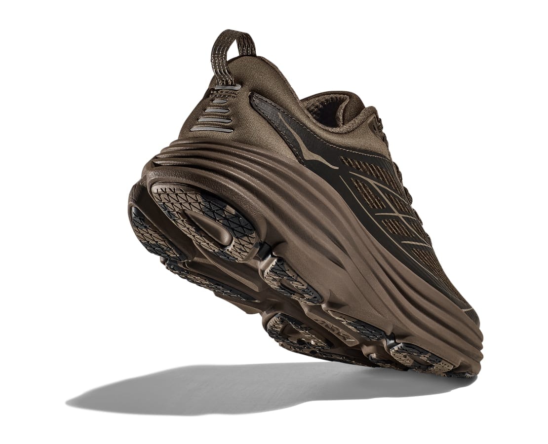 Hoka Unisex Stealth/Tech Bondi 8 Caged Road Running Shoes 