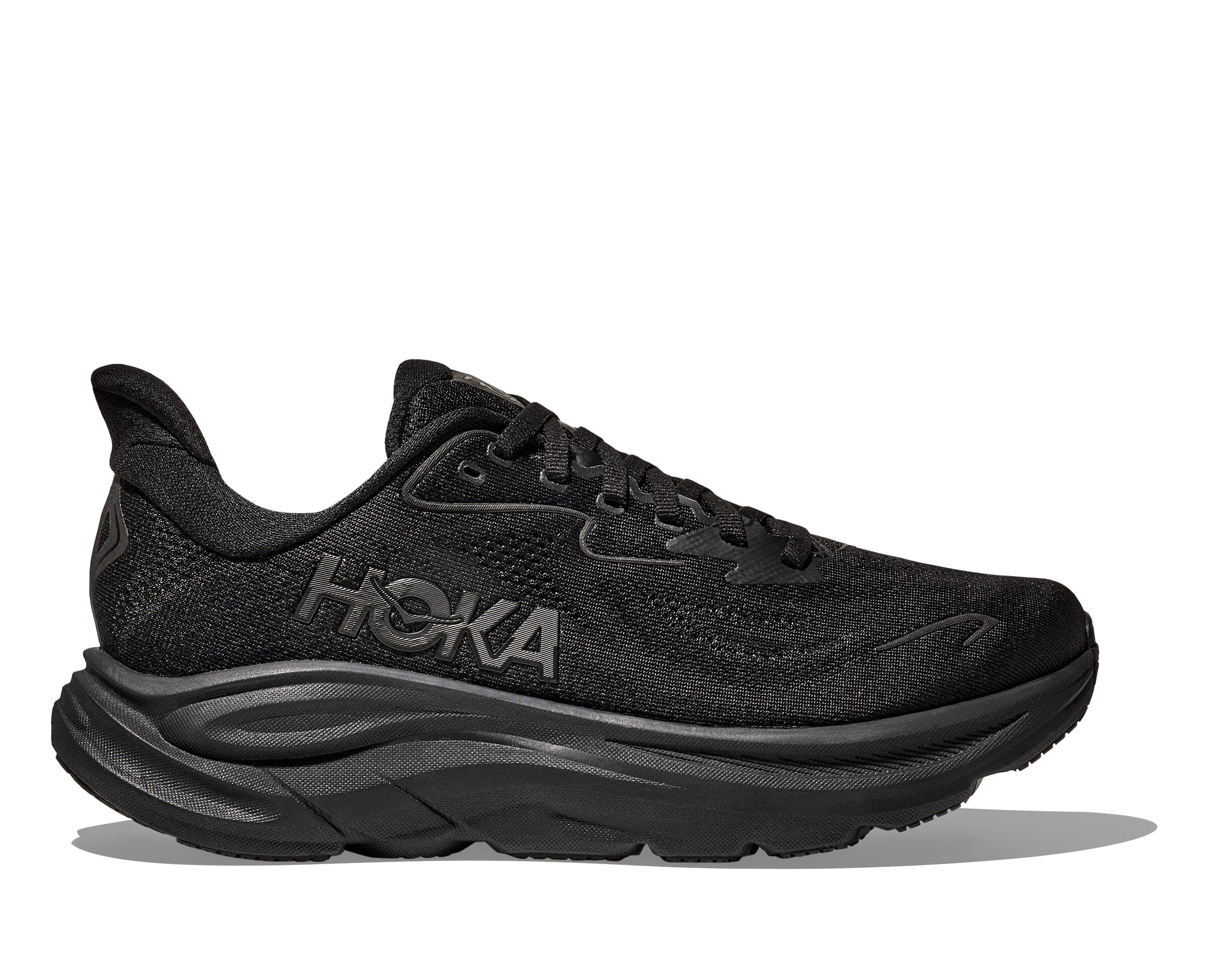 Hoka Men's Clifton 10 Road Running Shoes Black / Black Regular (D) US 7.5