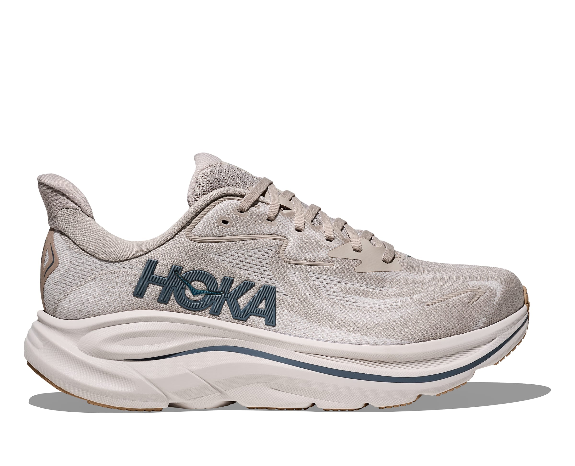 Hoka Men's Clifton 10 Road Running Shoes Putty / Grout Regular (D) US 8.5