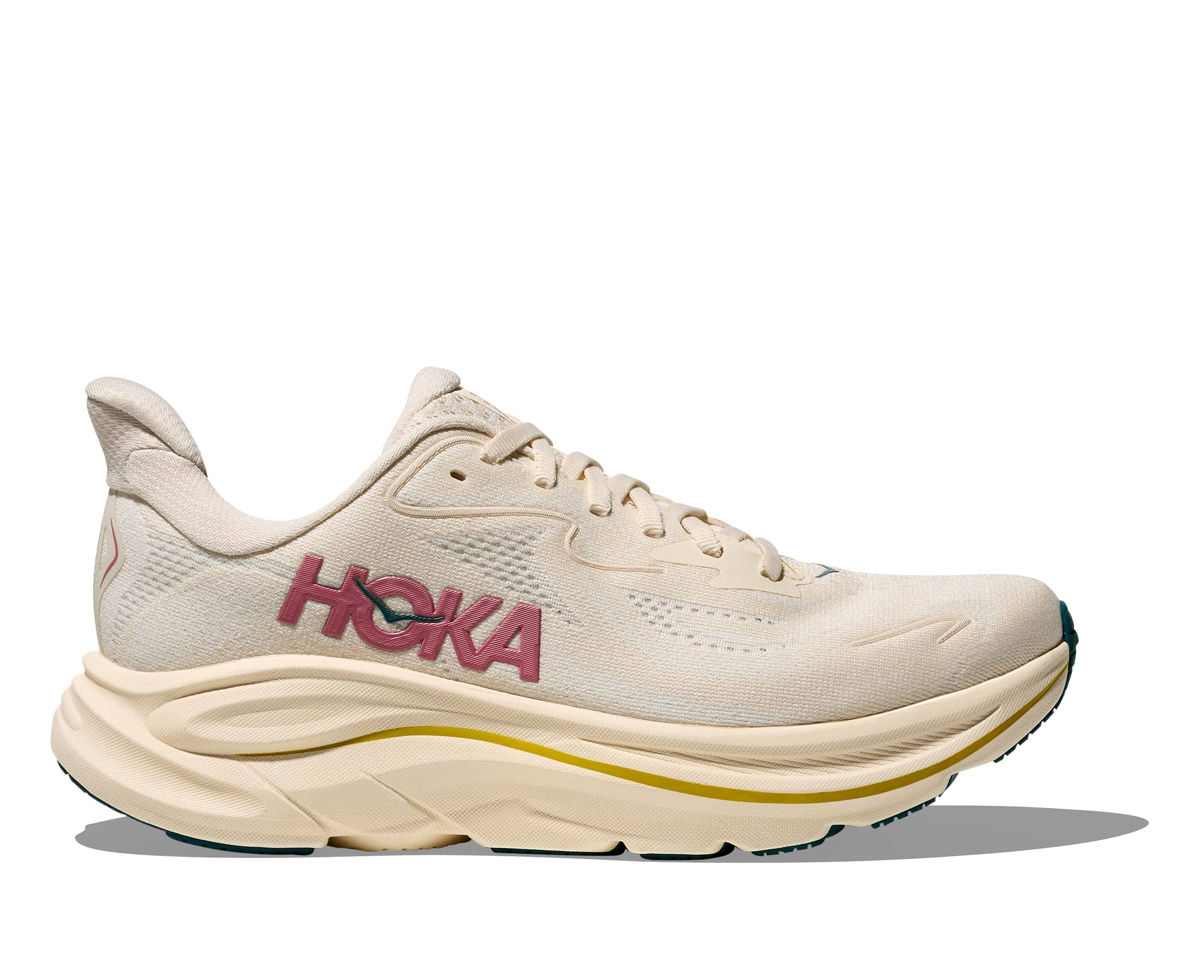 Hoka Women's Clifton 10 Road Running Shoes Birch / Alabaster Regular (B) US 5.5