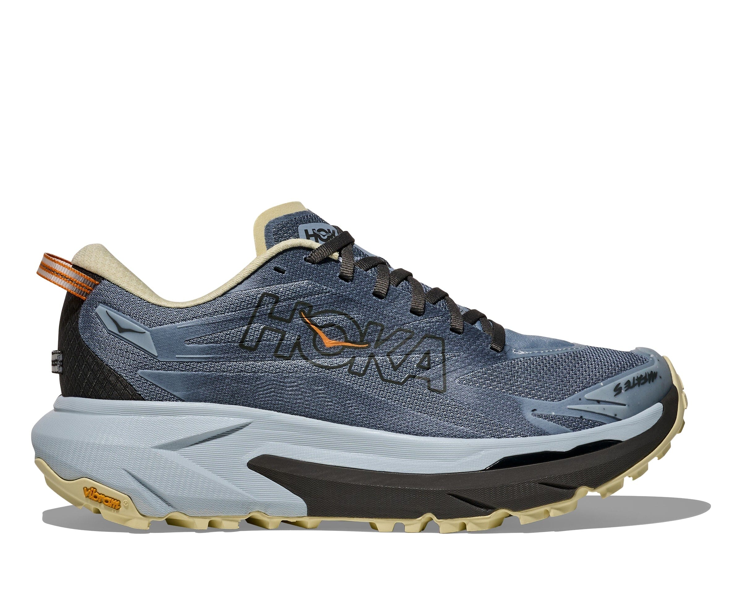 Hoka Men's Mafate 5 Trail Running Shoes Mineral blue / Washed blue US 8 
