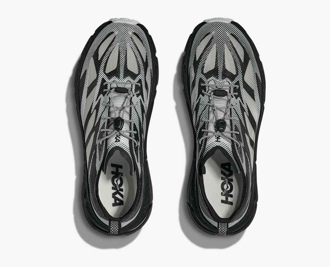 Hoka Unisex Stealth/Tech Mafate Speed 4 Lite Trail Running Shoes Black / White US M7/W8 EU39⅓ 