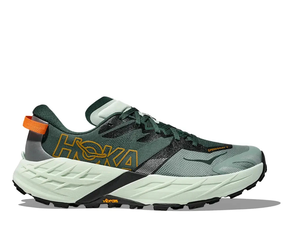 Hoka Men's Speedgoat 7 Trail Running Shoes Bay Leaf / Sea Glass Regular (D) US 8