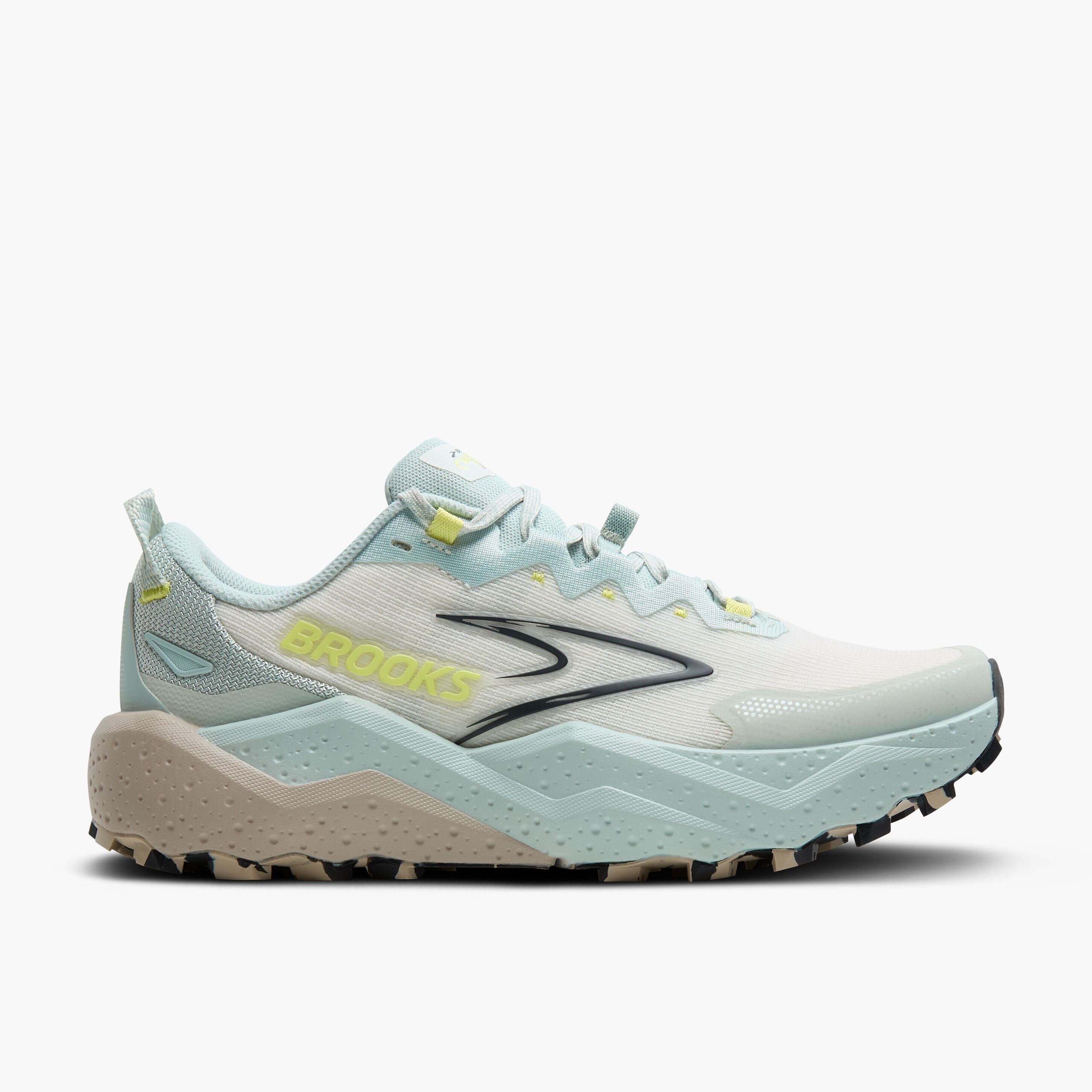 Brooks Women's Caldera 8 Trail Running Shoes Misty Blue/Coconut/Chateau Medium (B) US 5.5
