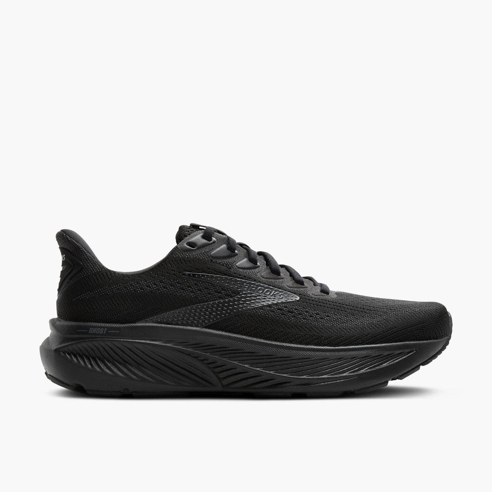 Brooks Women's Ghost 17 Road Running Shoes - Black/Black/Ebony