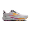 Brooks Women's Ghost 17 Road Running Shoes Oyster/Apricot/Pink Wide (D) US 6