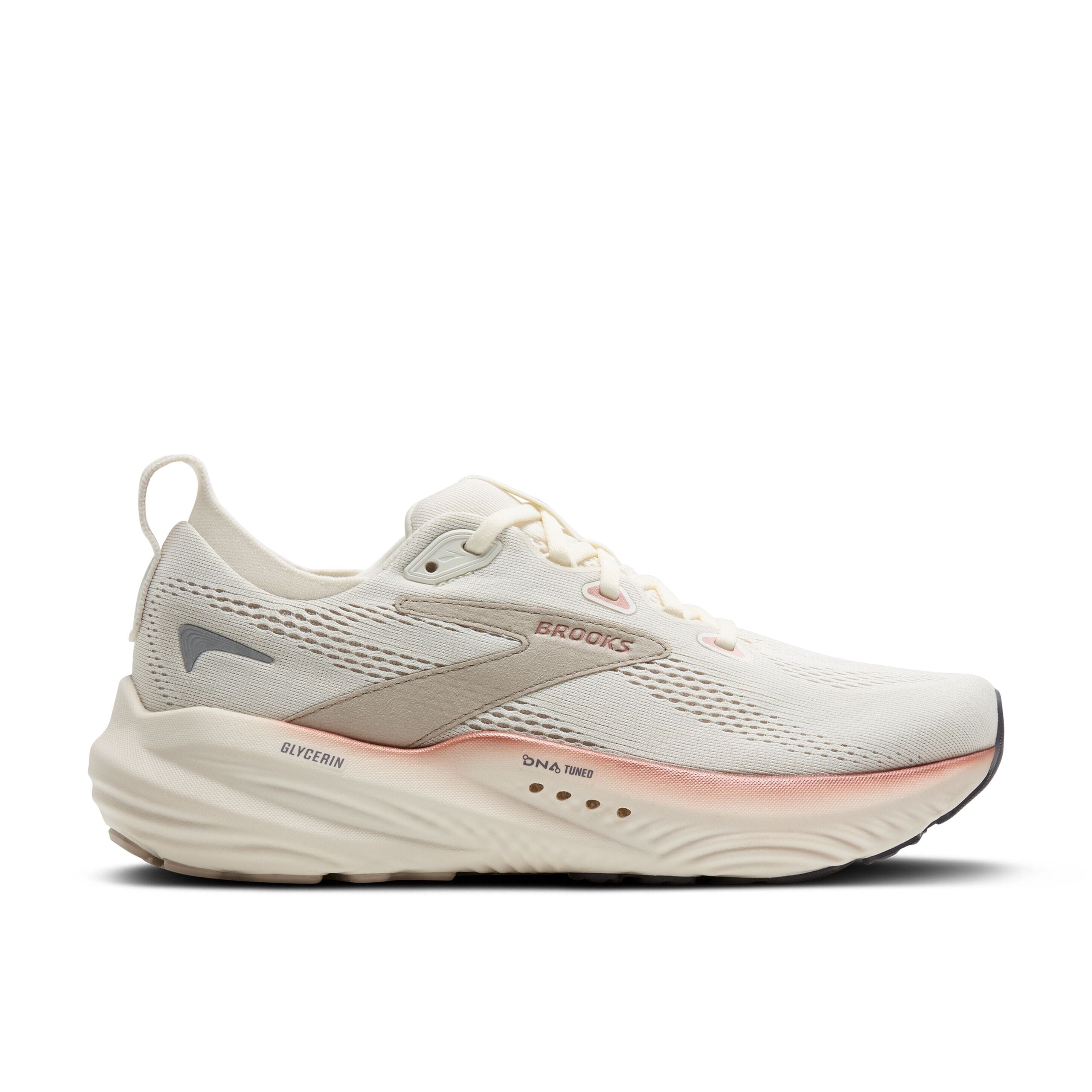 Brooks Women's Glycerin 22 Road Running Shoes Coconut/Chateau/Rose Medium (B) US 6