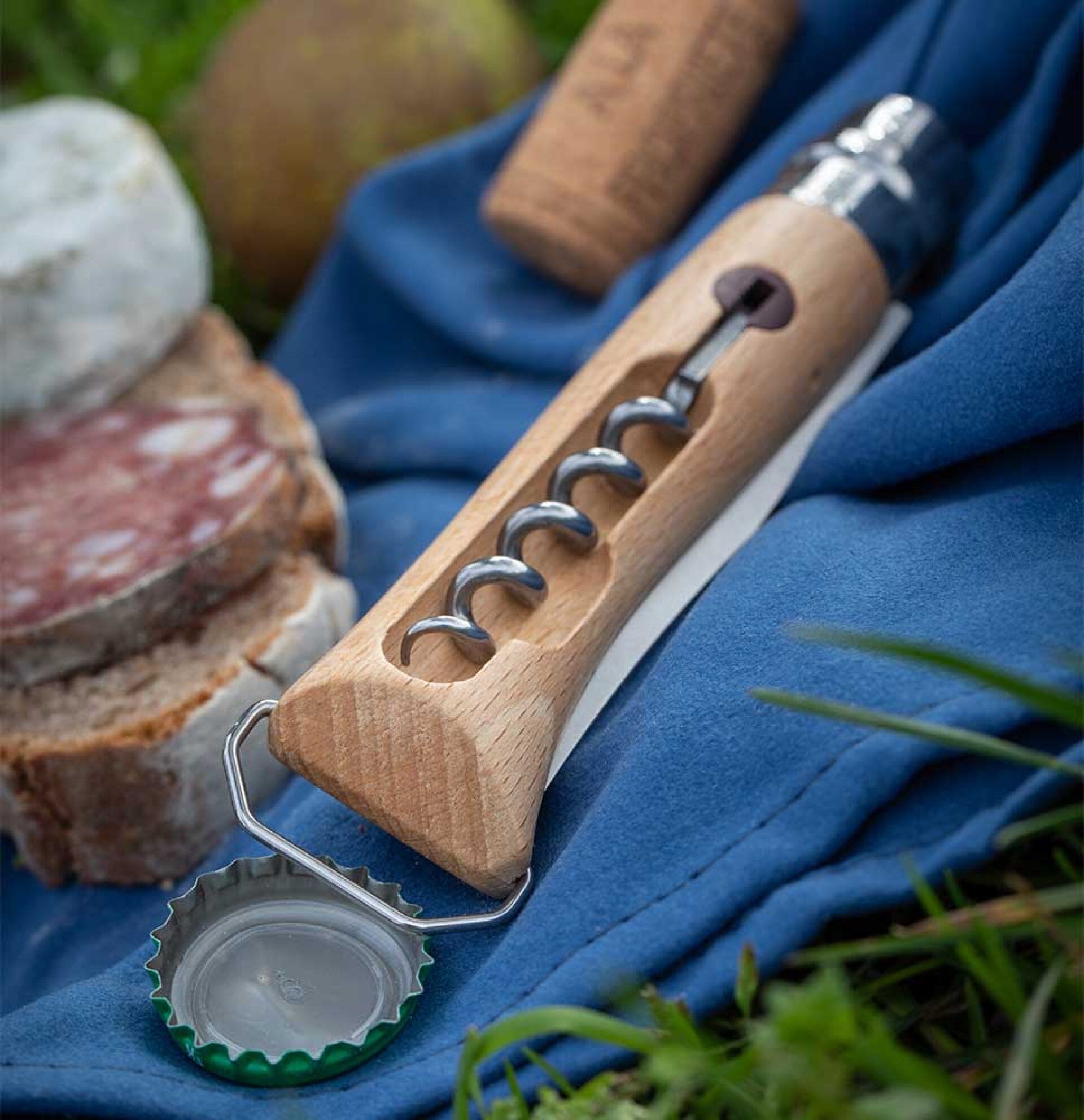 Opinel Pocket Knife N°10 Corkscrew Bottle Opener 
