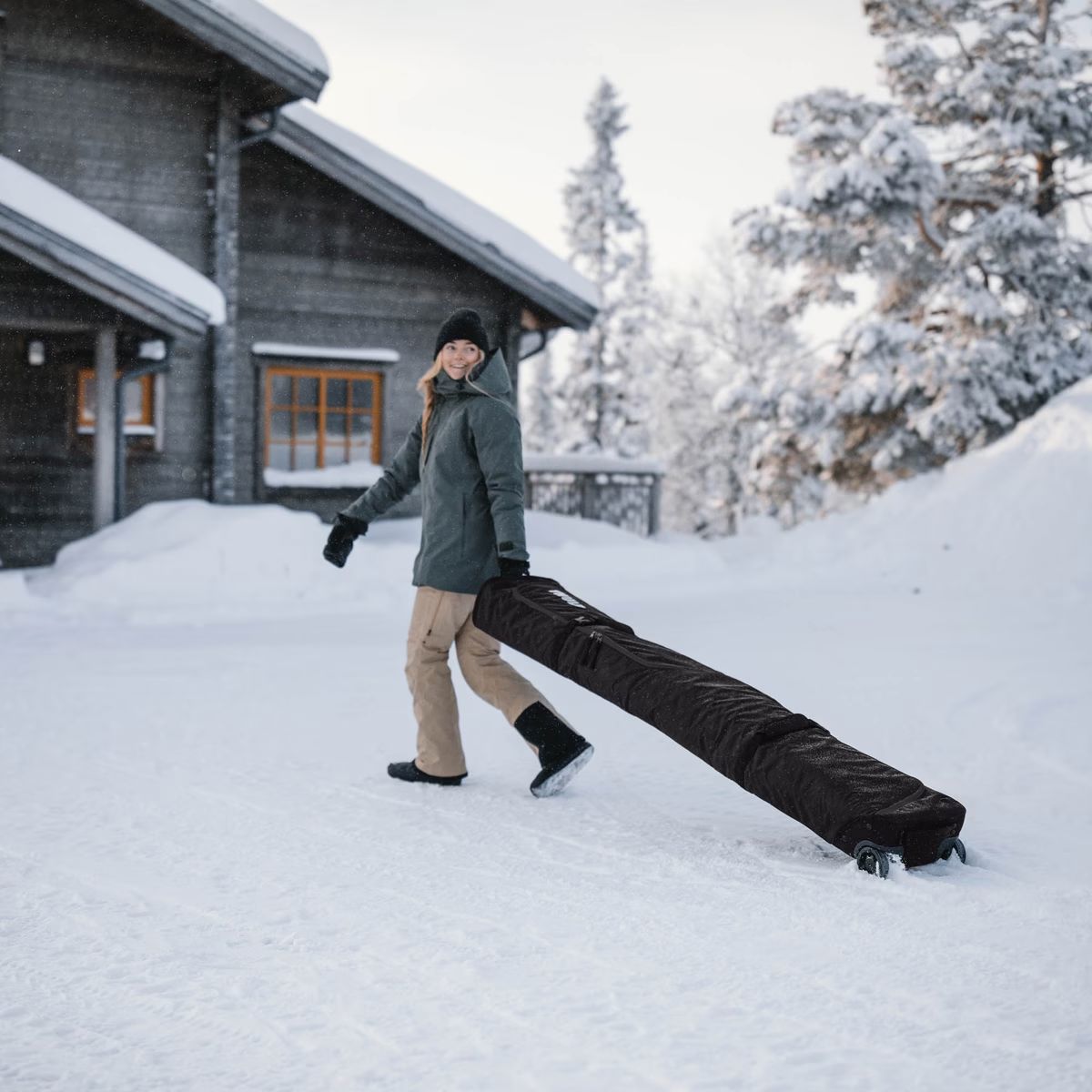 Thule RoundTrip Snowboard Roller 165 cm 