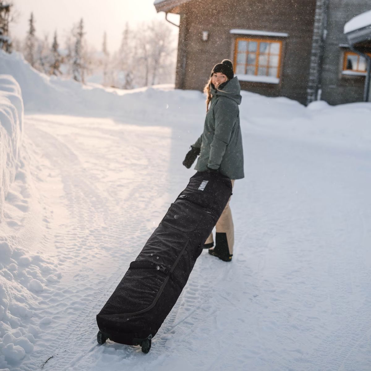 Thule RoundTrip Snowboard Roller 165 cm 