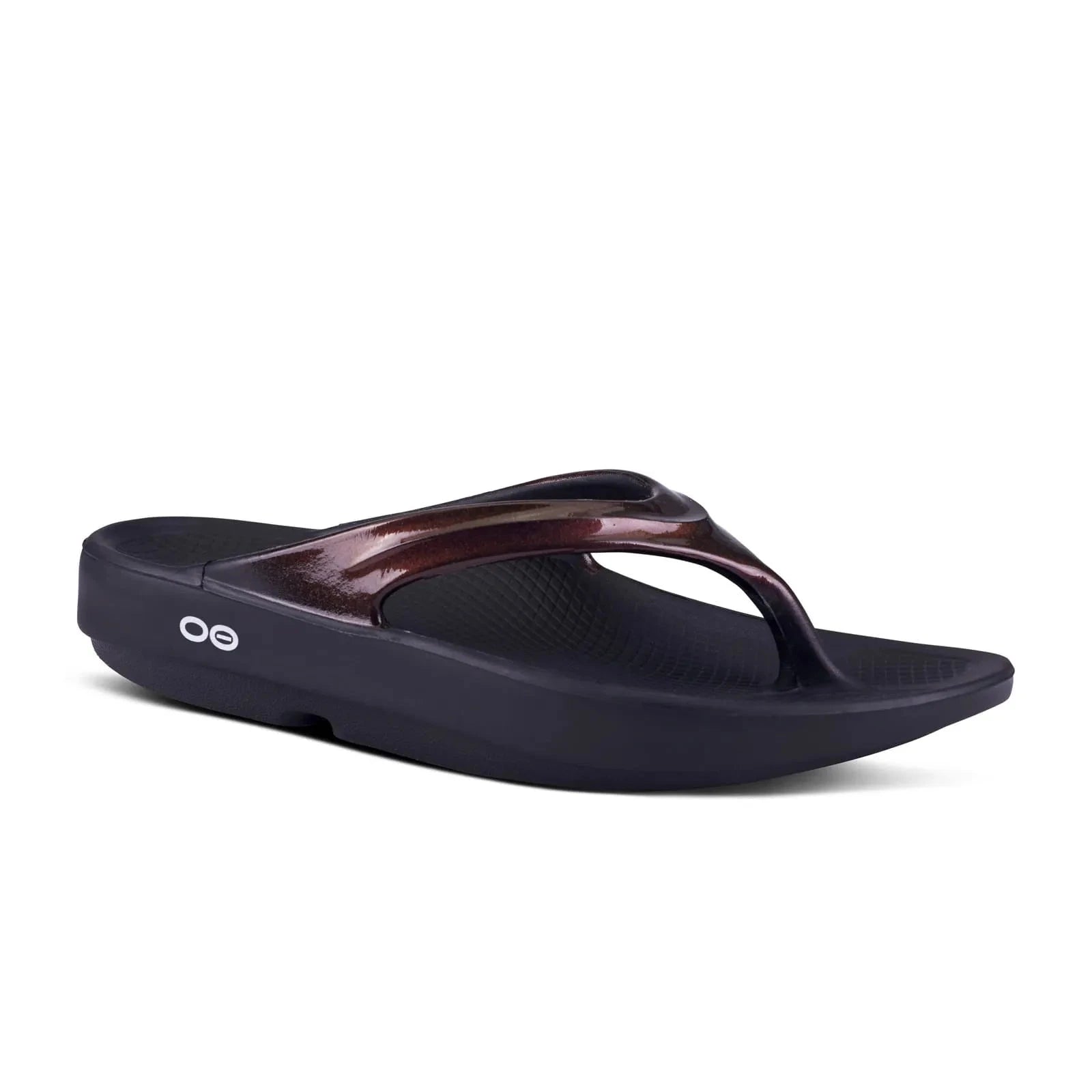 OOFOS Women's OOlala Thong Luxe Sandal - Carbernet Carbernet US 6 EU 37 